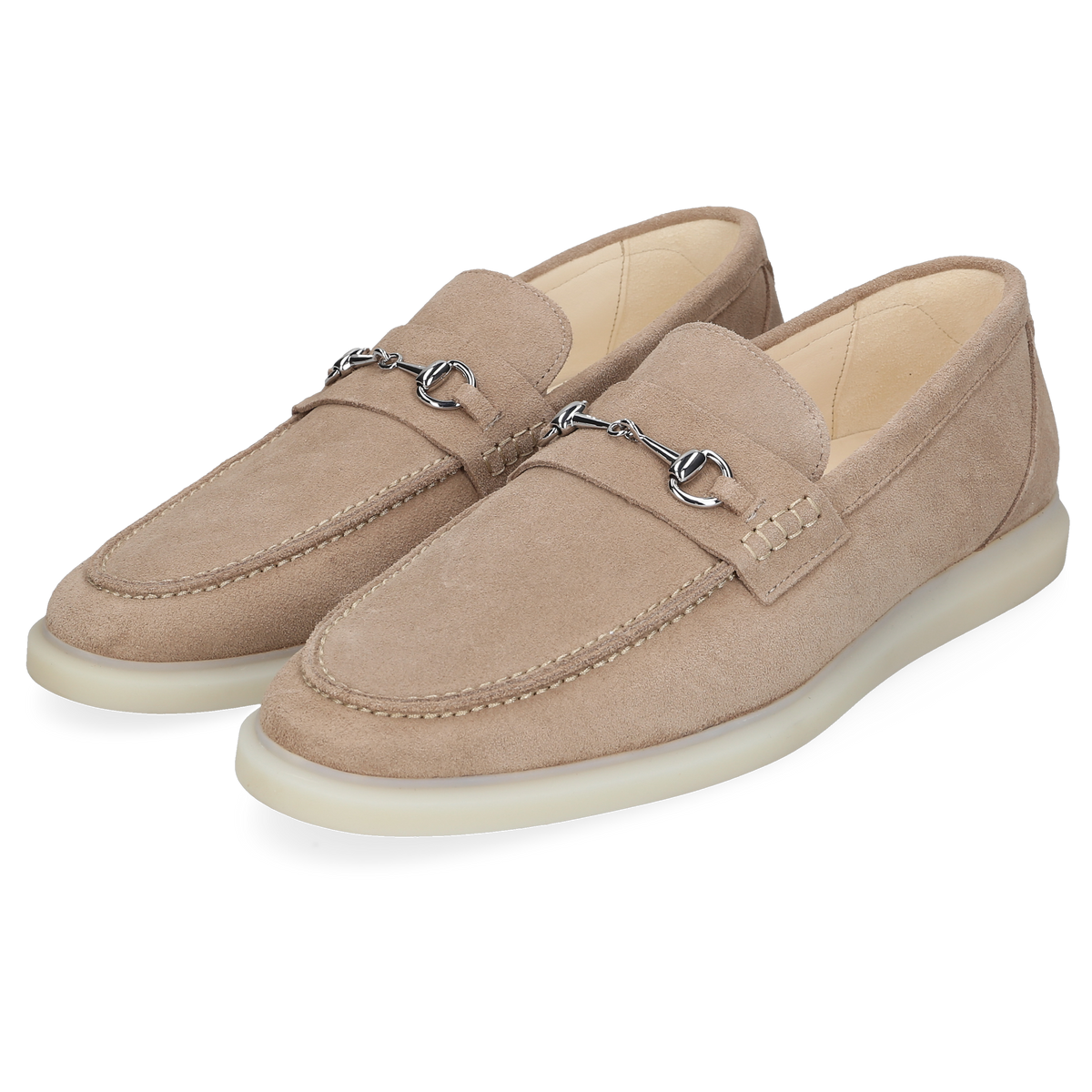 Henry Stevens Men's Loafer Elia Horsebite Beige
