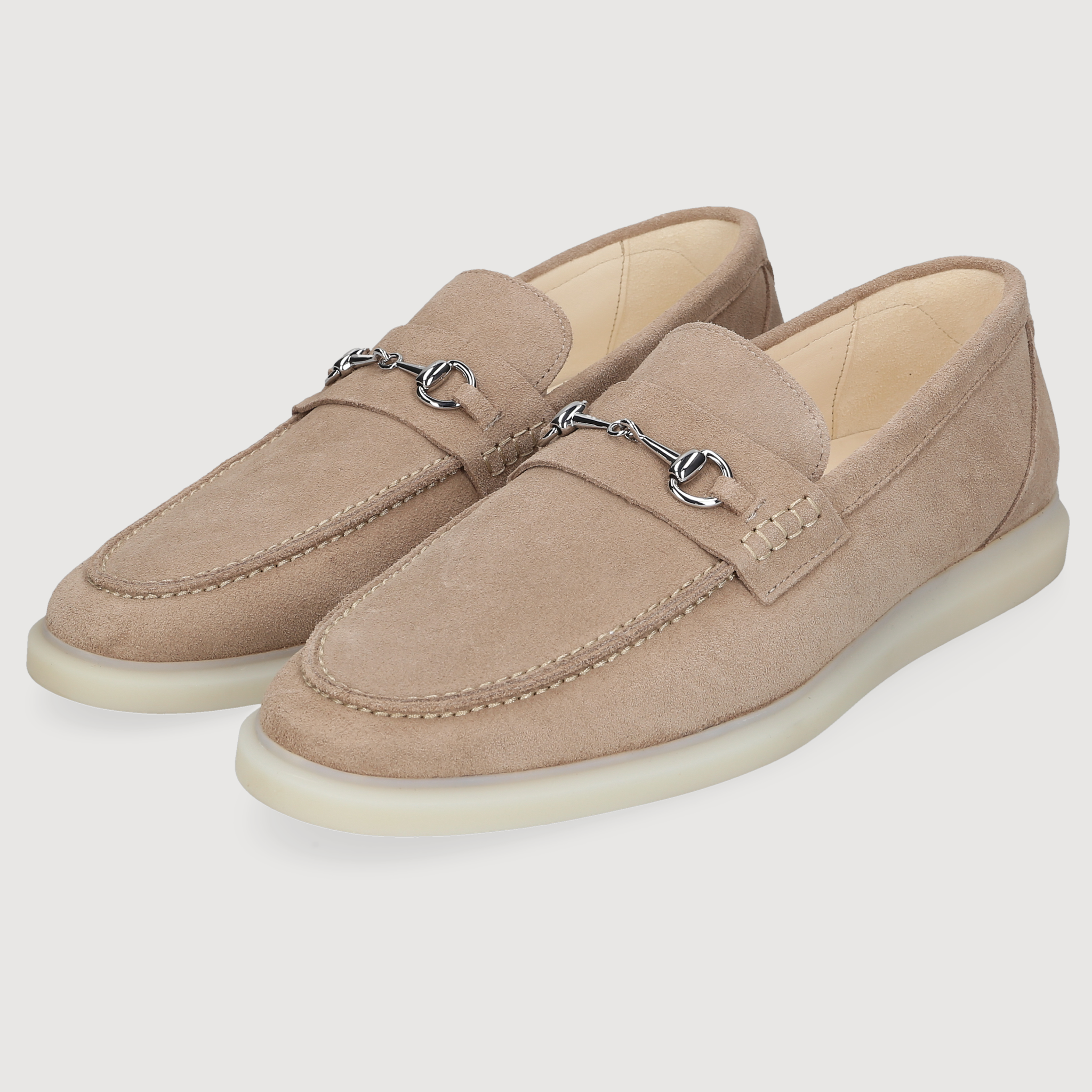 Henry Stevens Herren Loafer Elia Horsebite Beige