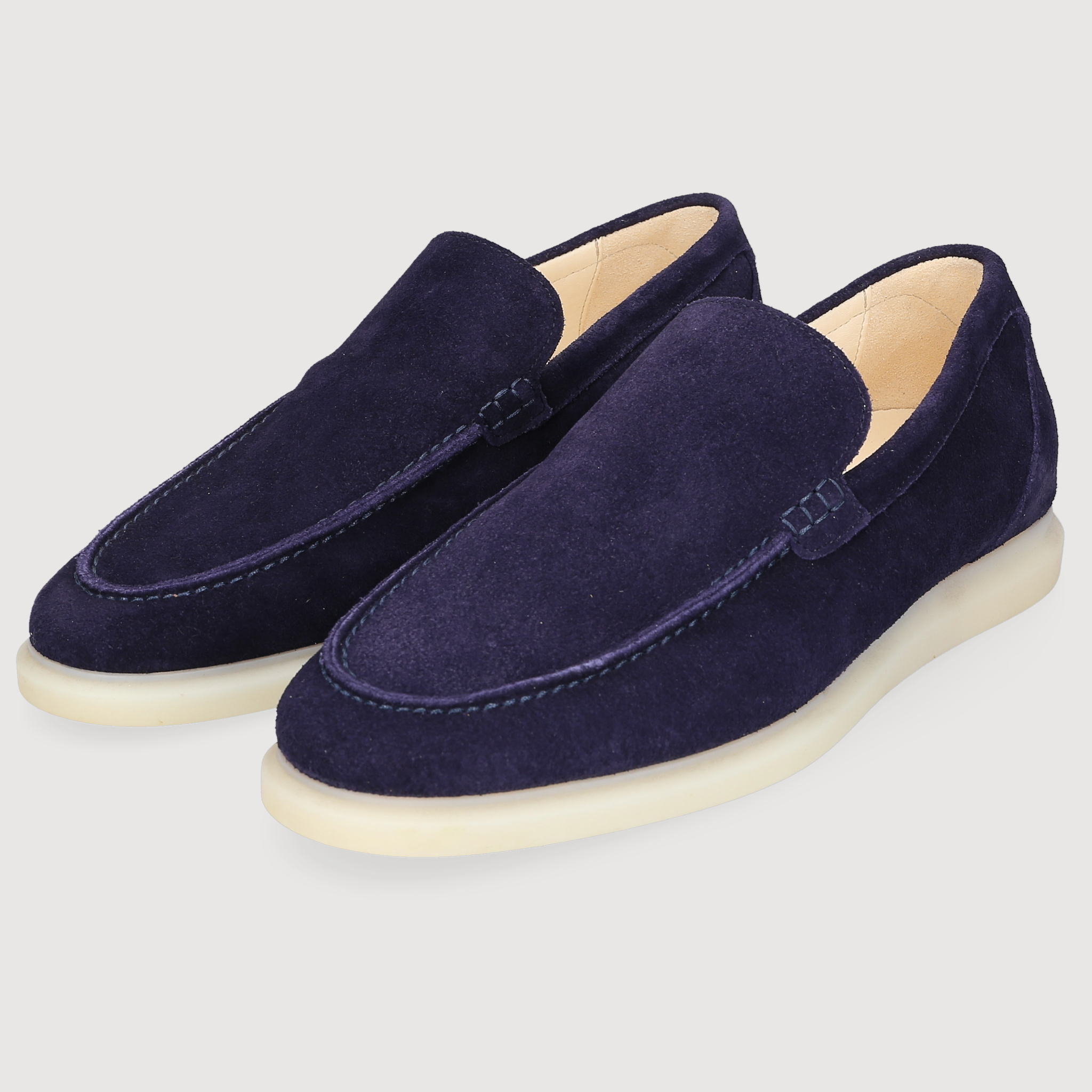 Henry Stevens Men's Loafer Elia Plain Navy