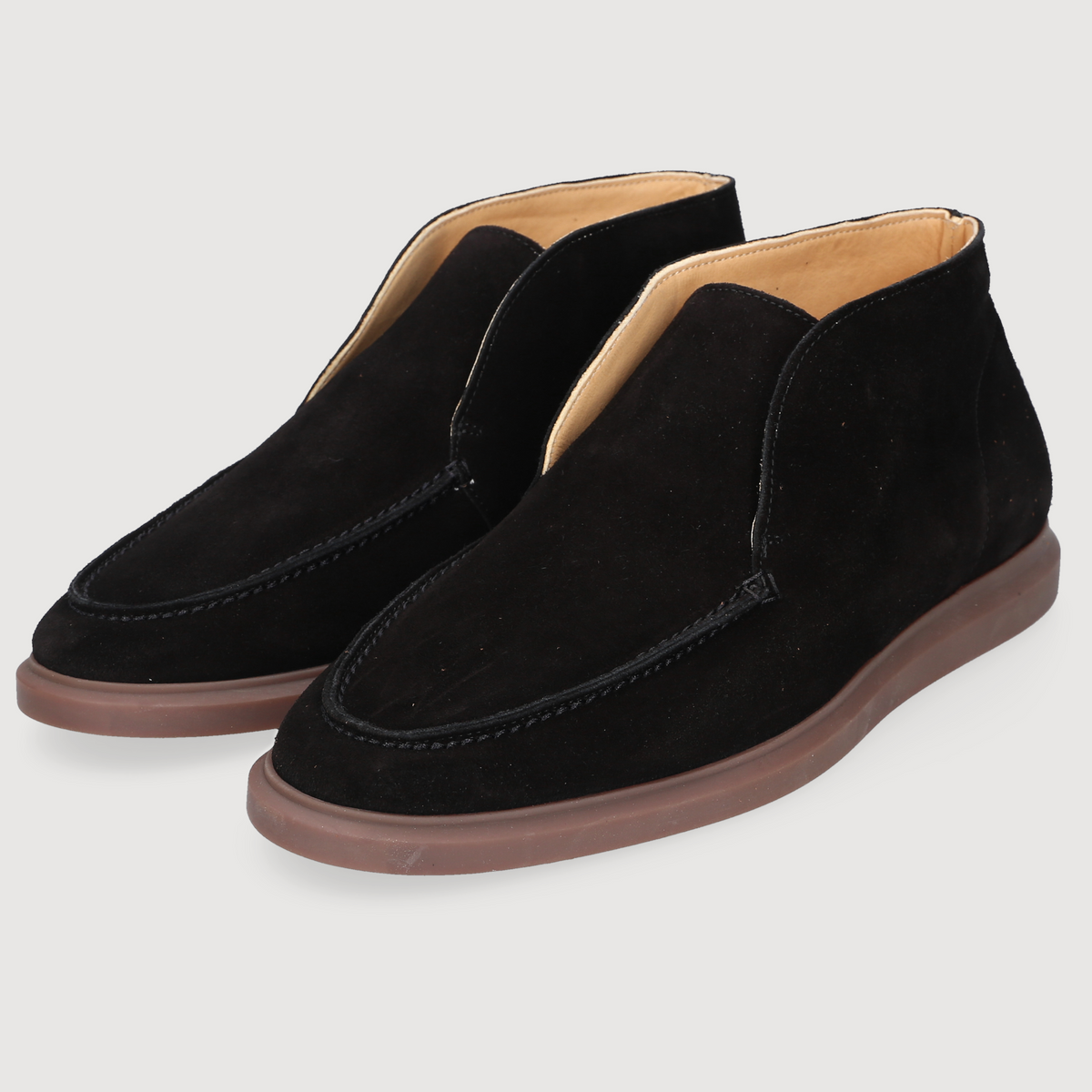 Henry Stevens Herren Boot Elia Plain Black