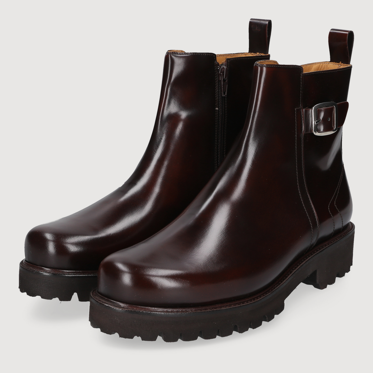 Henry Stevens Herren Boot Harry Plain Dark brown