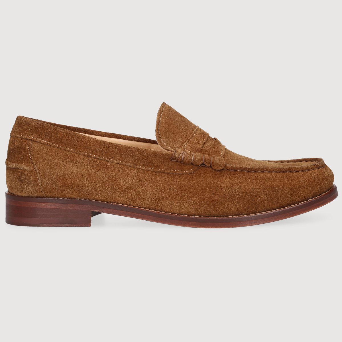 Henry Stevens Men's Loafer Riley Penny Caramel