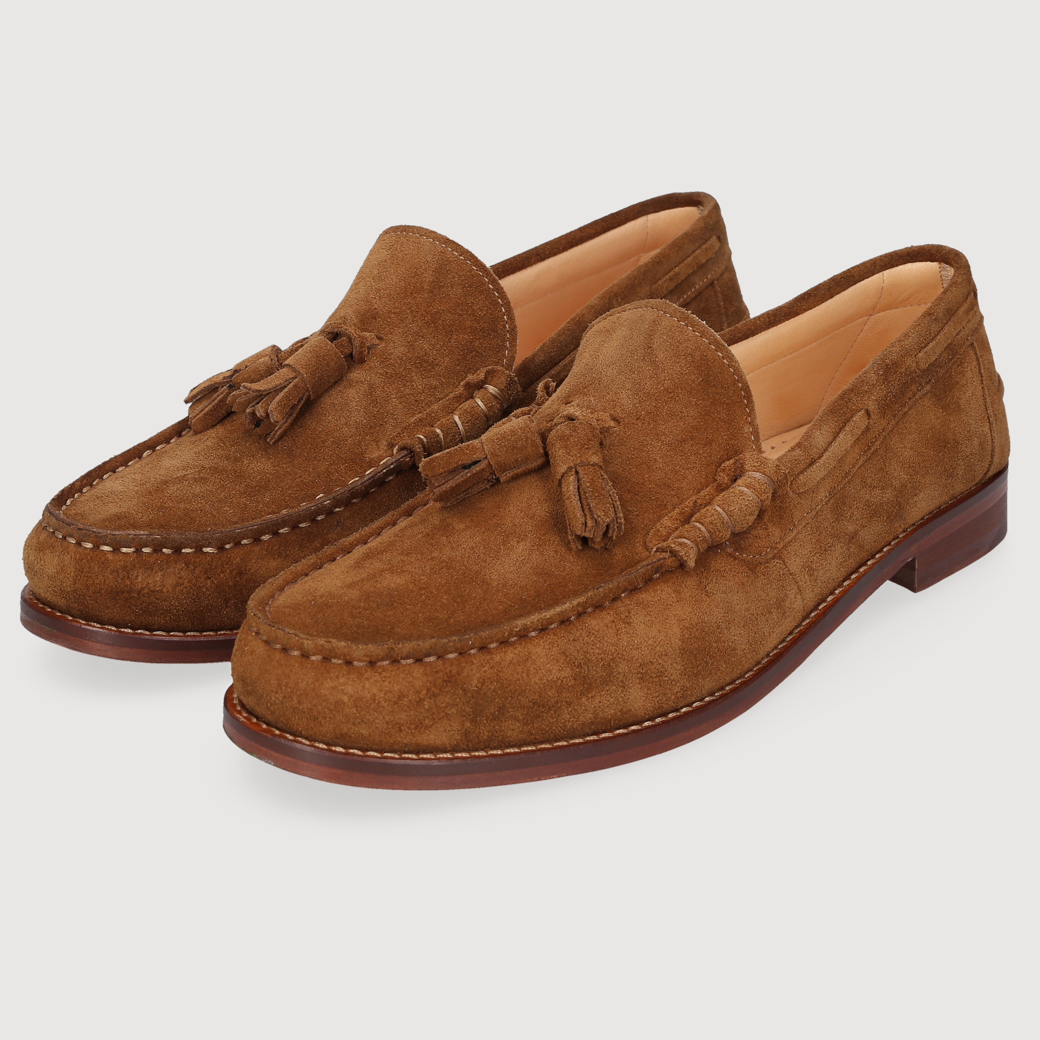 Henry Stevens Herren Loafer Riley Tassel Caramel