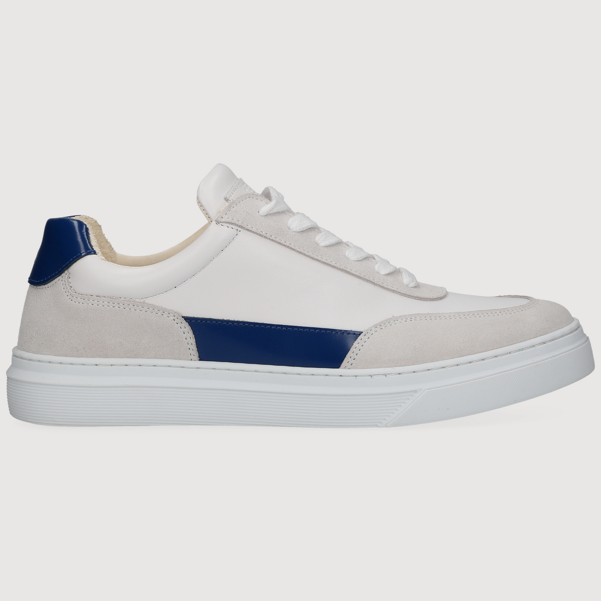 Henry Stevens Men's Sneaker Travis Plain White/Blue