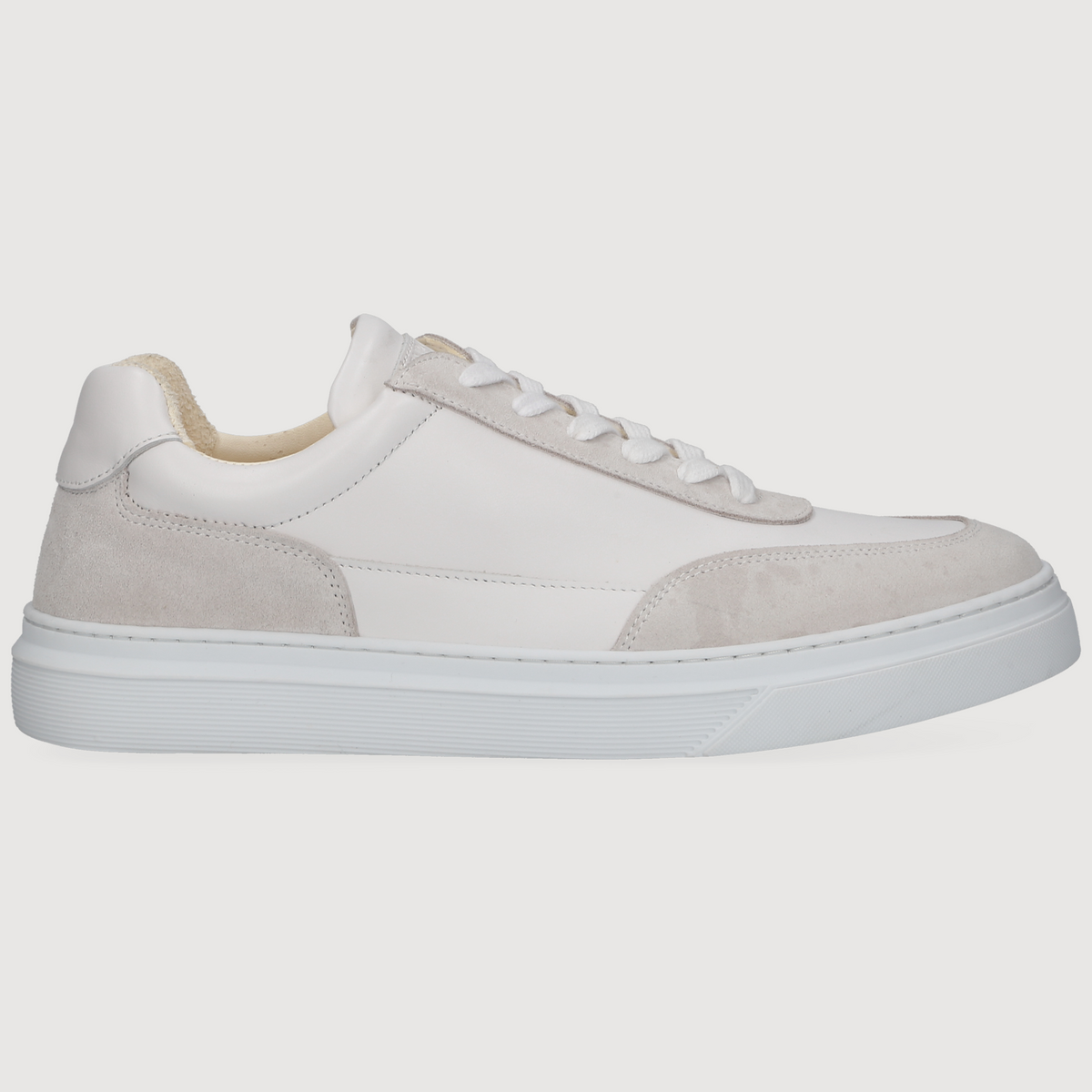 Henry Stevens Men's Sneaker Travis Plain White/Grey