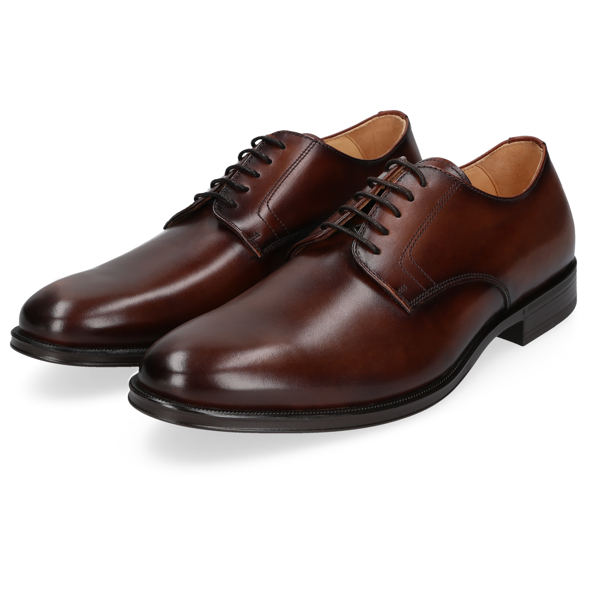 Henry Stevens Herren Klassiker Wes Plain Mittelbraun