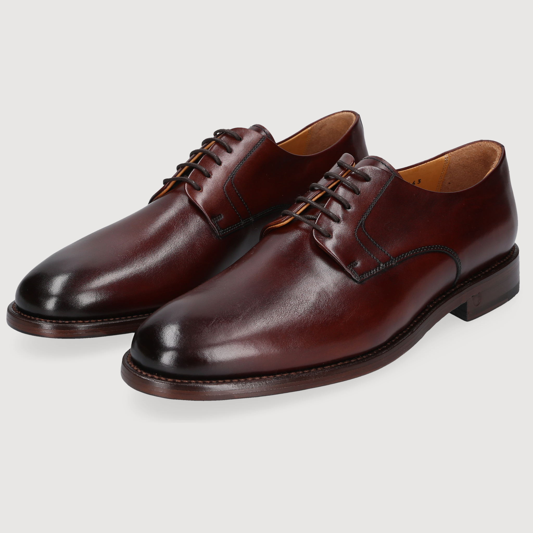 Henry Stevens Herren Businessschuhe Winston PD - Schwarzbraun