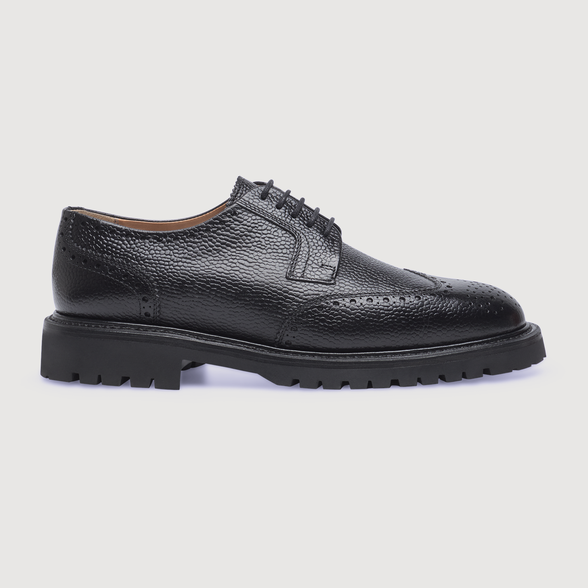 Henry Stevens Damen Klassiker Bonnie Full-Brogue Schwarz