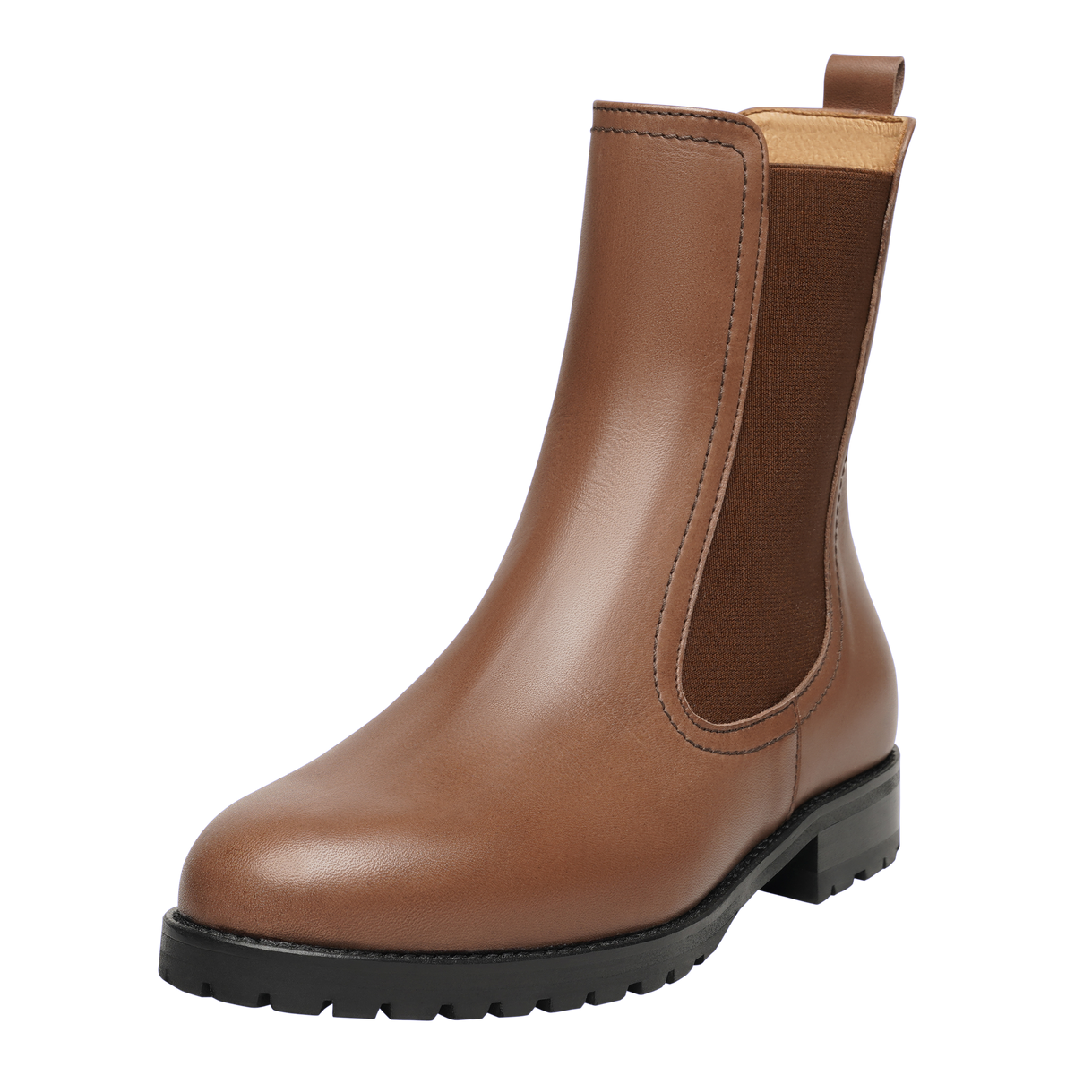 Henry Stevens Damen Boot Eva Plain Mittelbraun