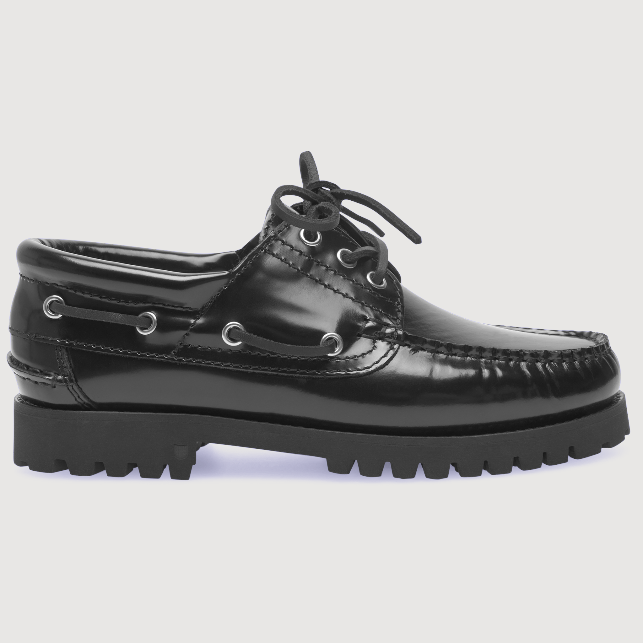 Henry Stevens Damen Bootsschuh Morgan W DS - Schwarz