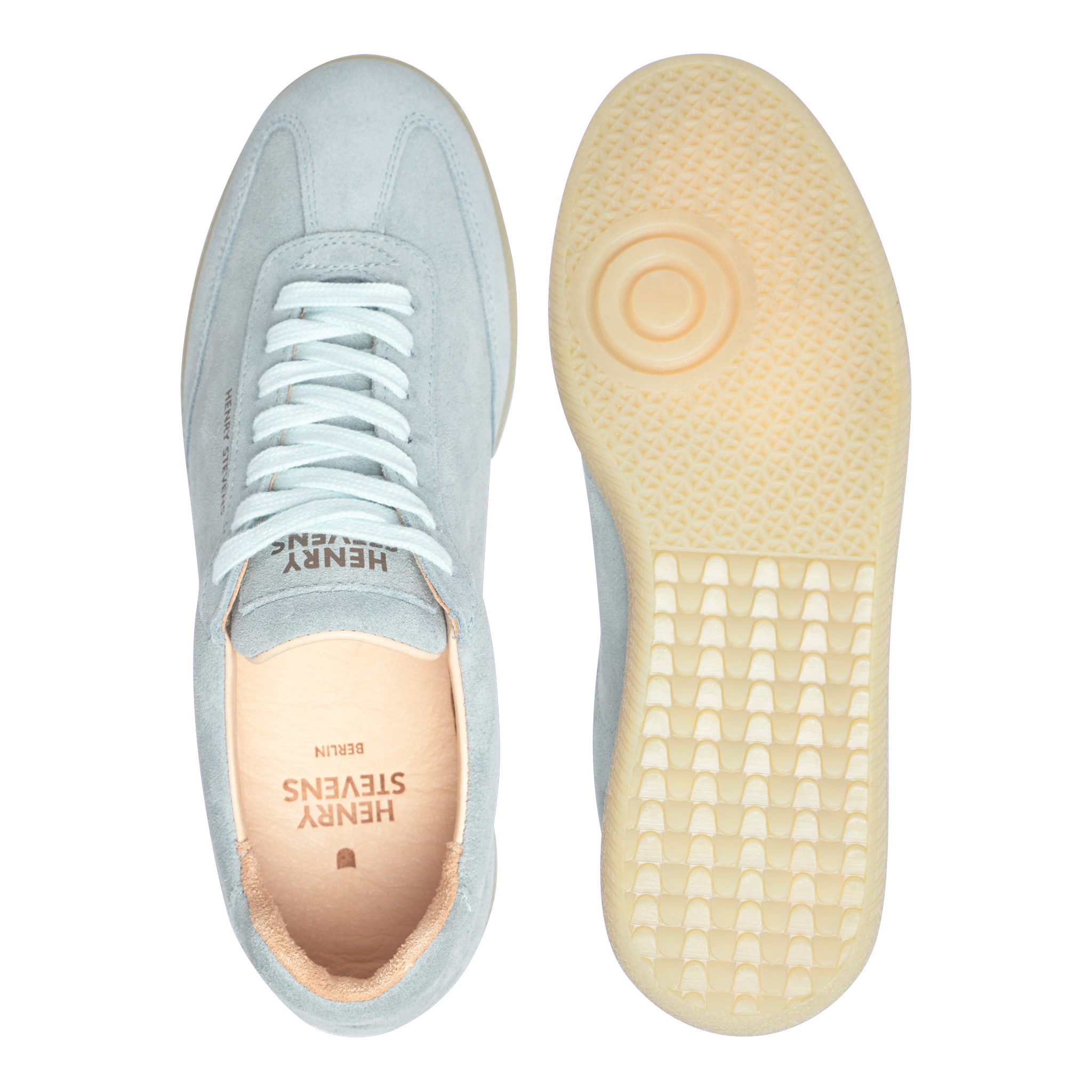 Henry Stevens Damen Sneaker Sophia Plain Blaugrau
