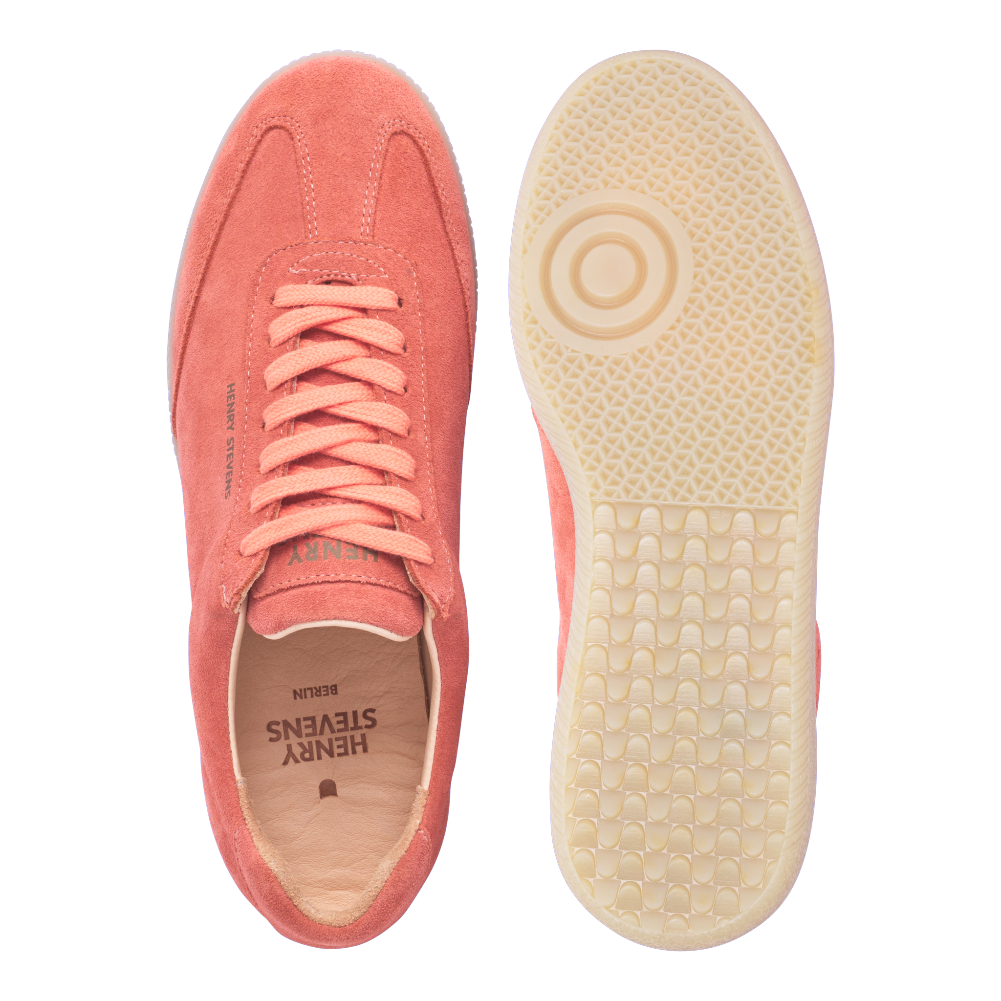 Henry Stevens Damen Sneaker Sophia Plain Coral