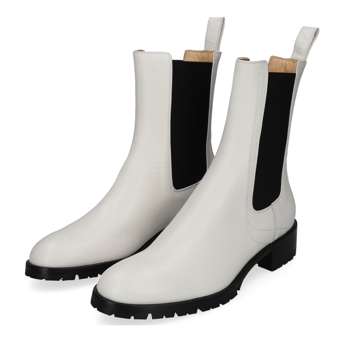 Henry Stevens Damen Boot Ava Plain Weiß