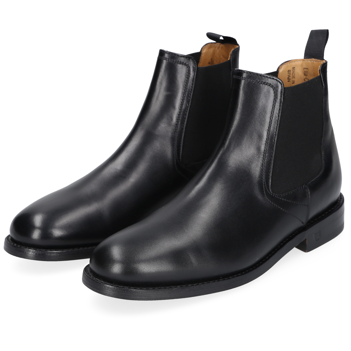 Henry Stevens Damen Boot Ella Plain Schwarz