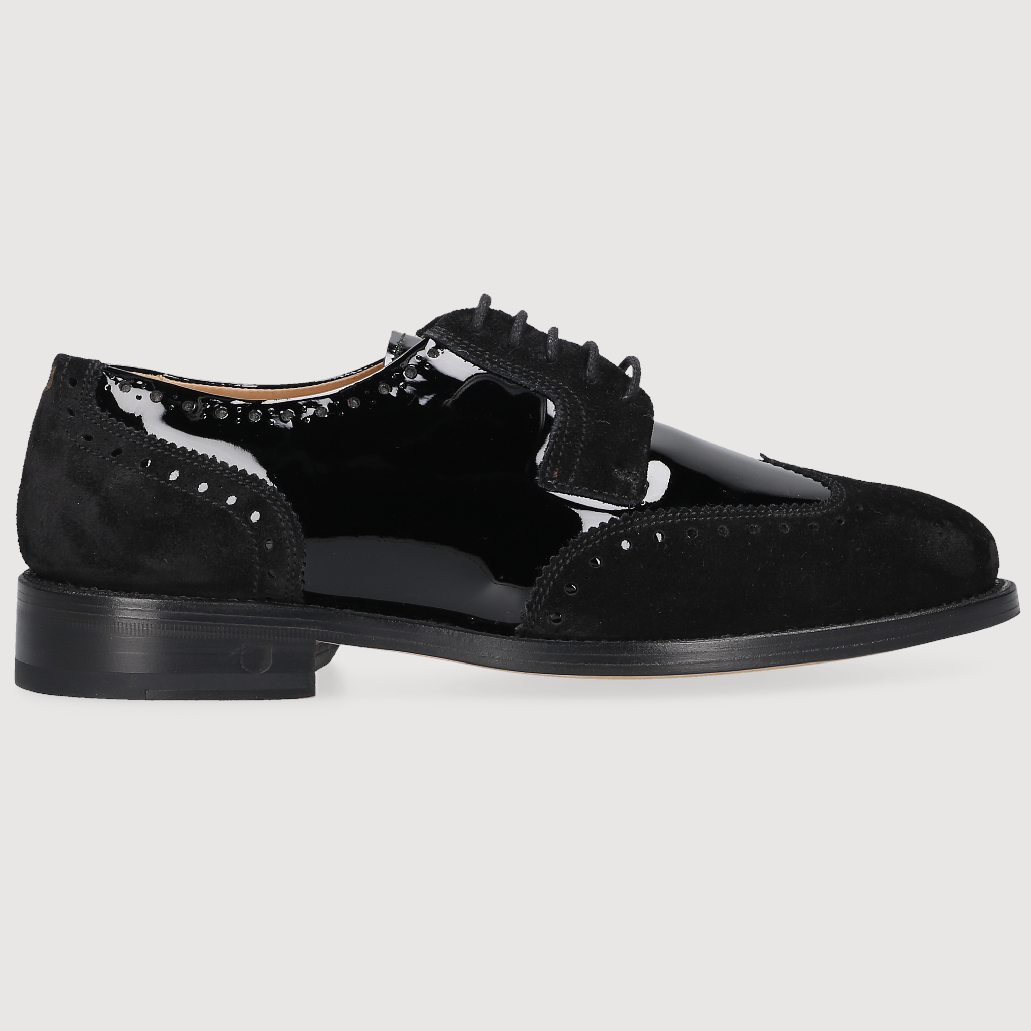 Henry Stevens Damen Klassiker Ella Full-Brogue Schwarz