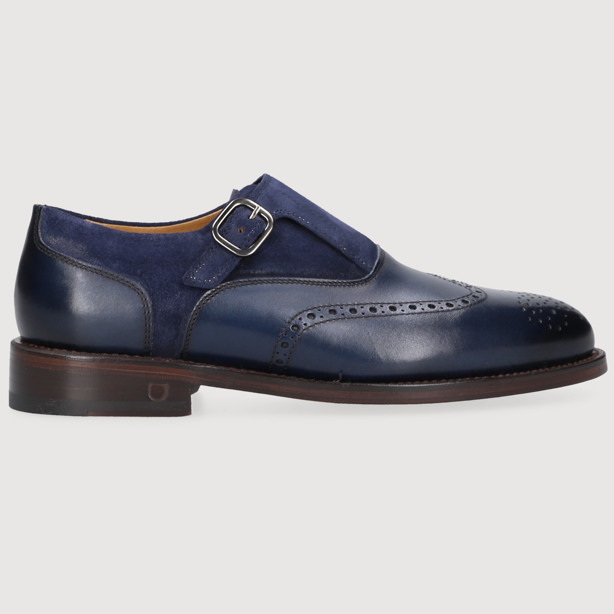 Henry Stevens Damen Klassiker Ella Full-Brogue Blau