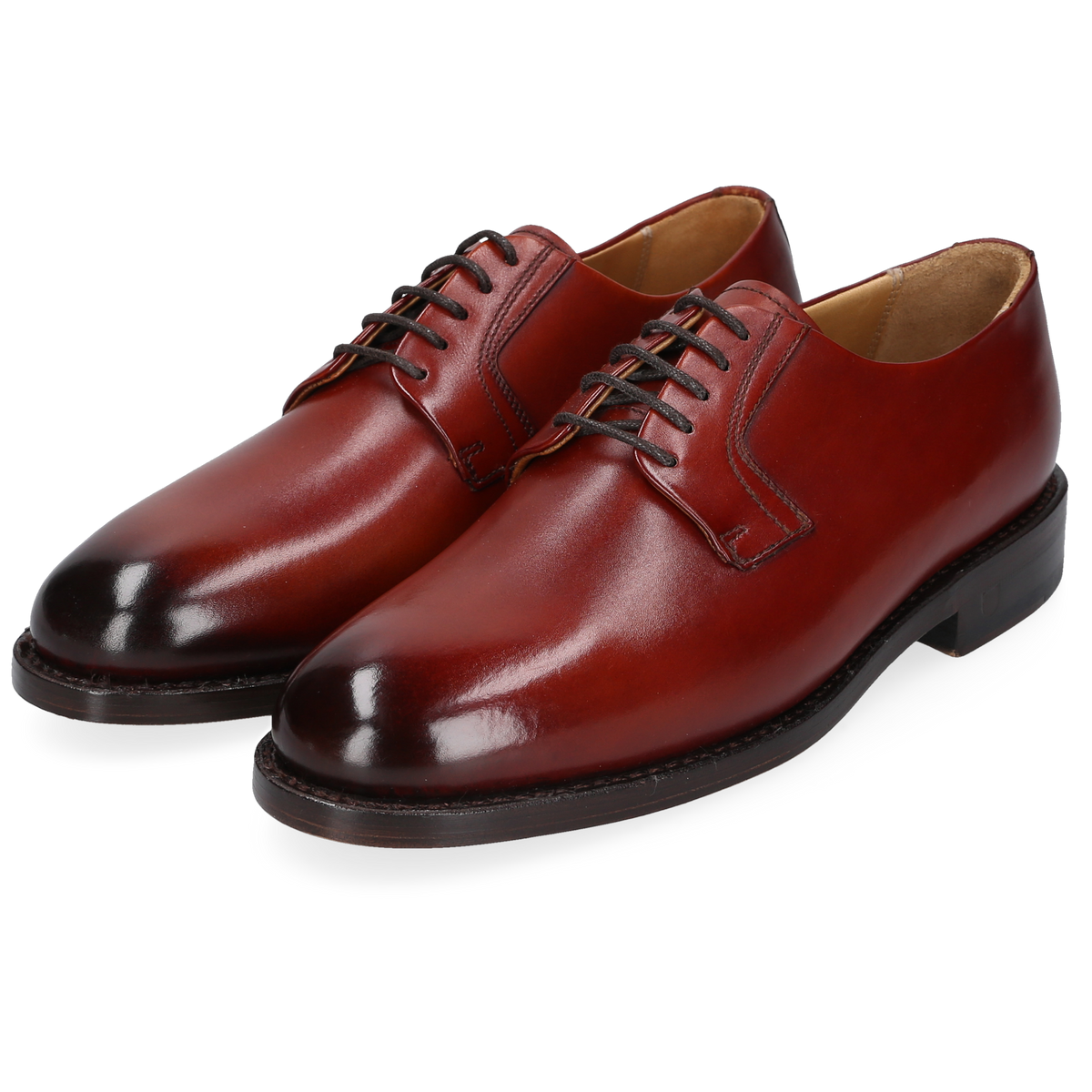 Henry Stevens Damen Klassiker Ella Plain Brandy