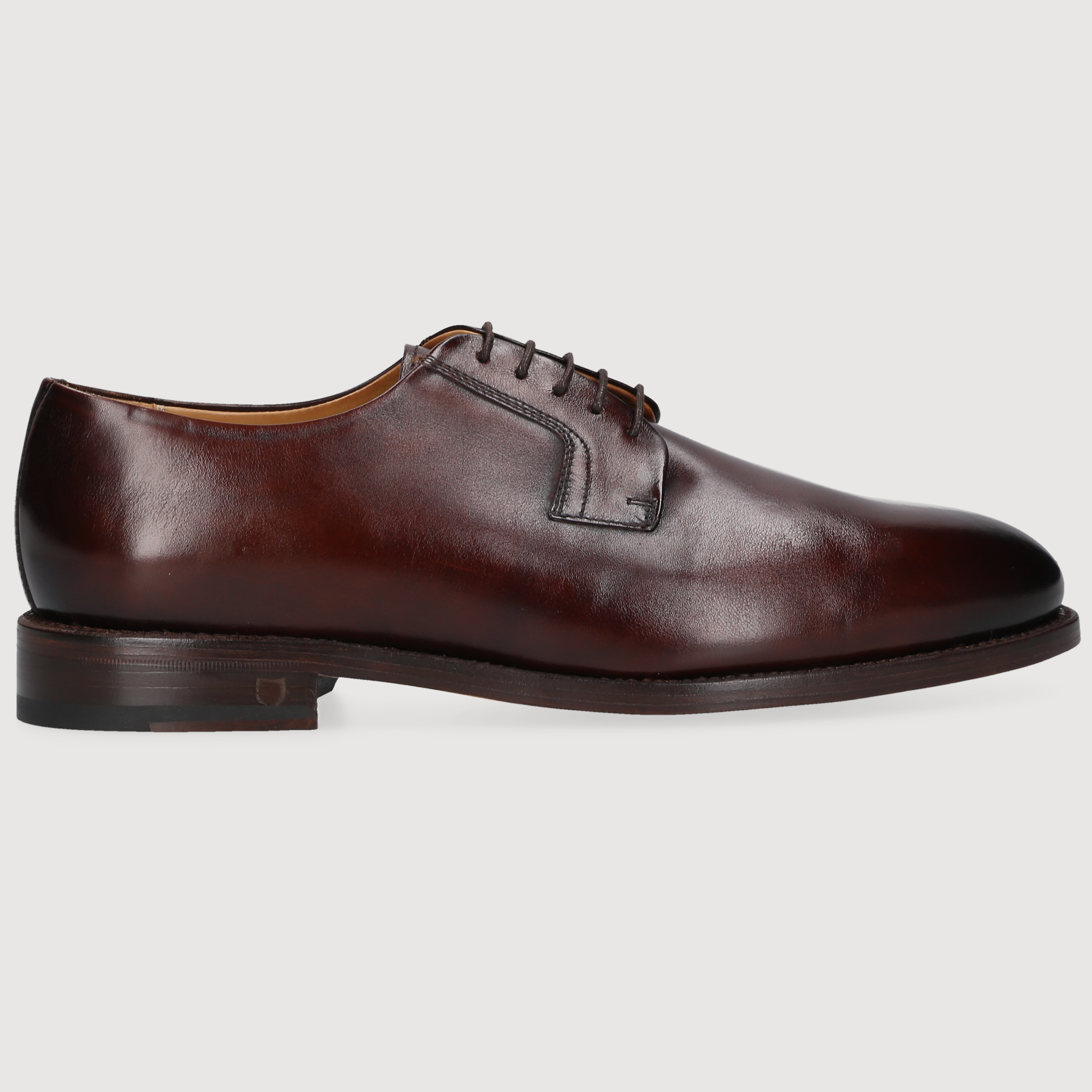 Henry Stevens Damen Klassiker Ella Plain Schwarzbraun
