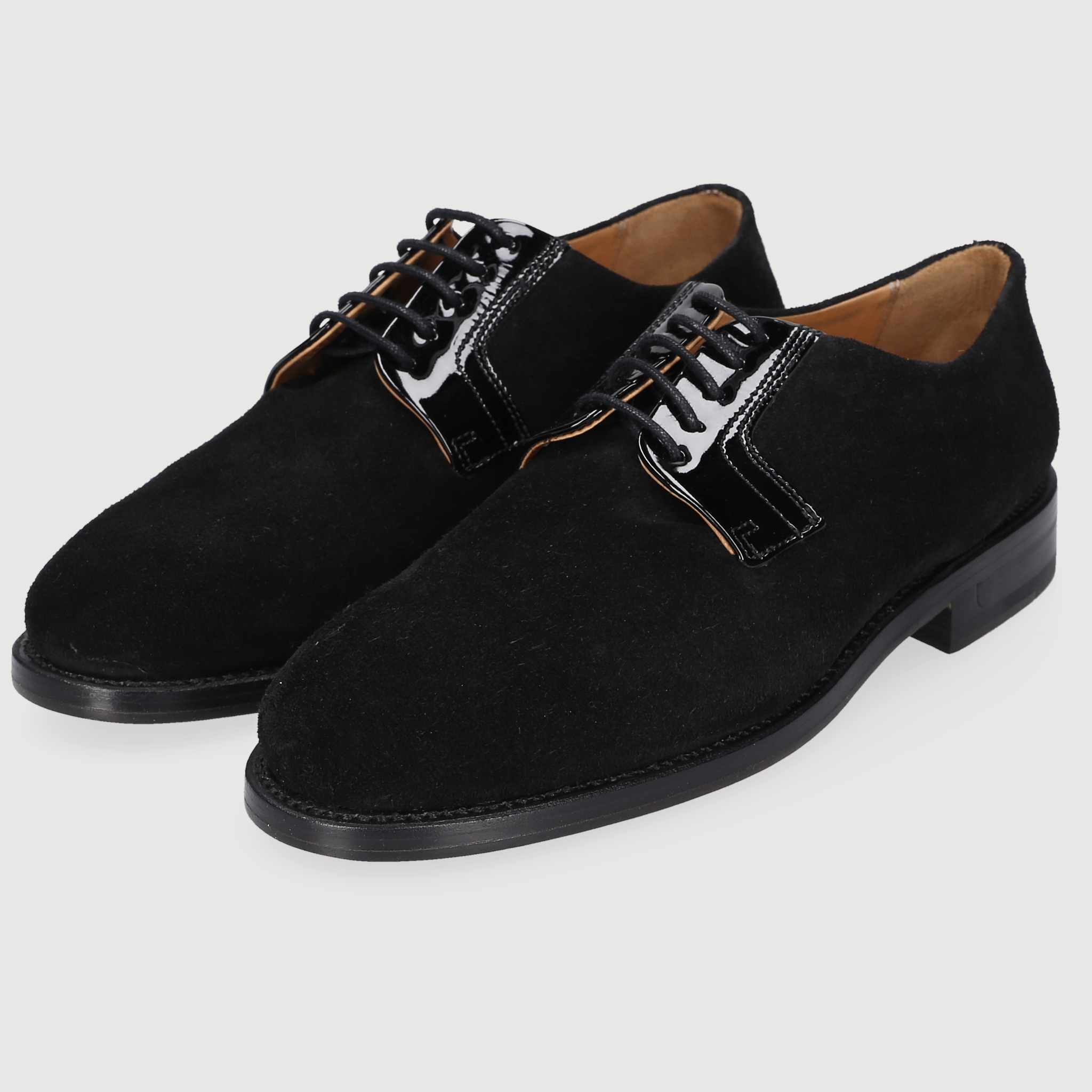 Henry Stevens Damen Klassiker Ella Plain Schwarz