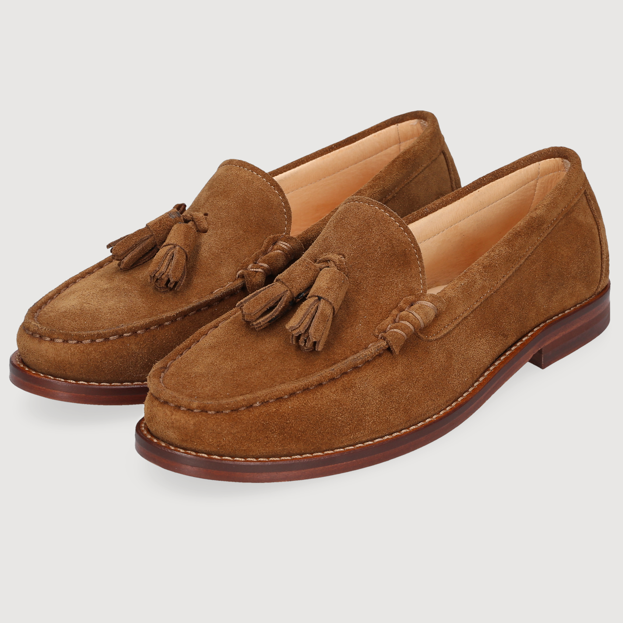Henry Stevens Damen Loafer Riley Tassel Caramel
