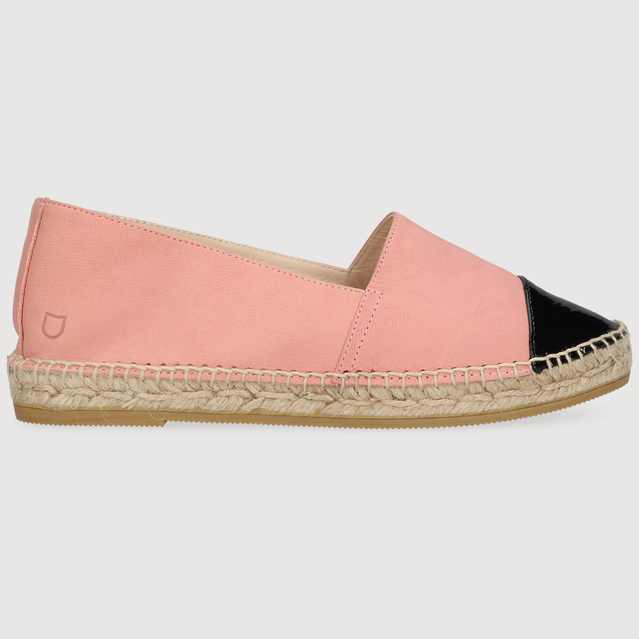 Henry Stevens Damen Espadrille Taylor Captoe Coral/Black