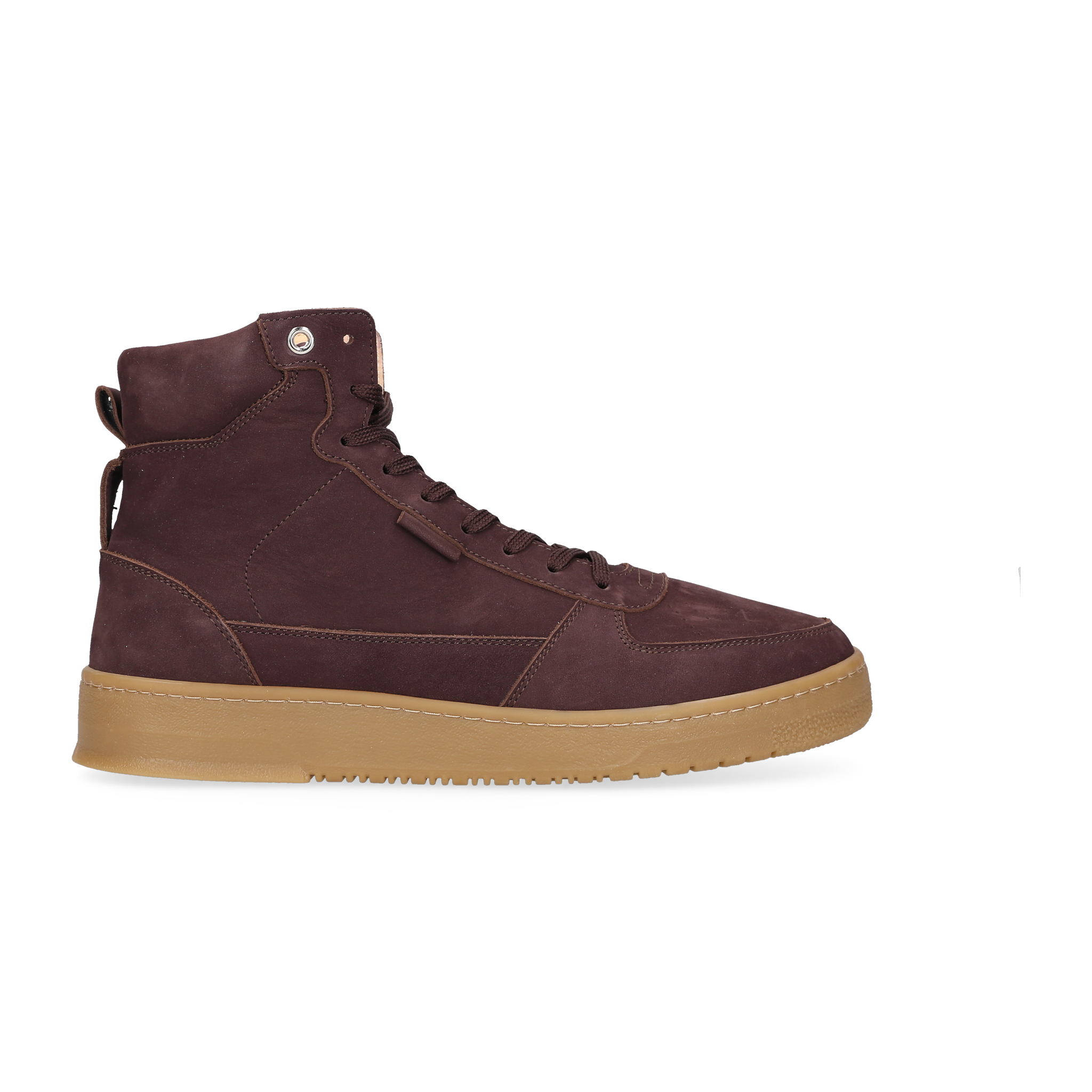 N91 Herren Sneaker Bball Plain Dunkelbraun