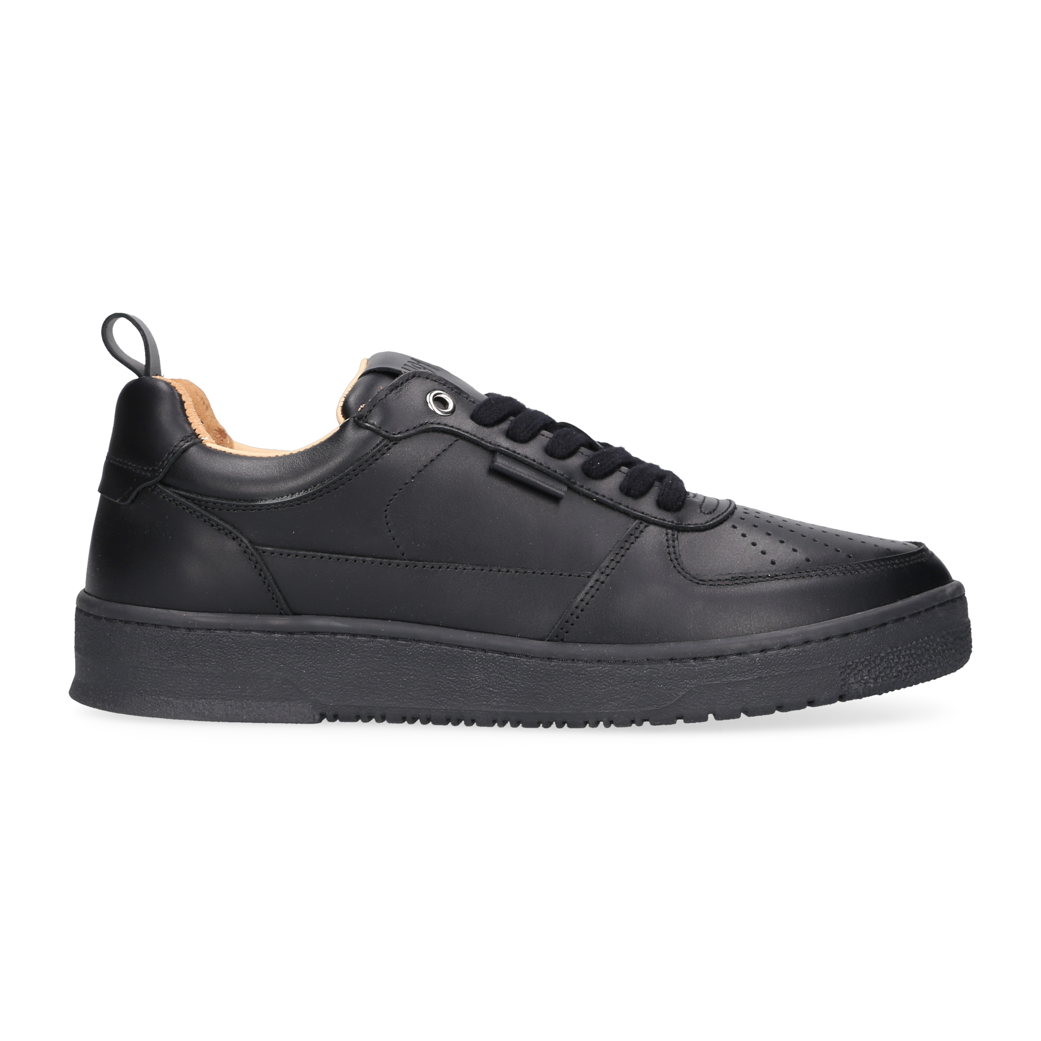 N91 Herren Sneaker Bball Plain Schwarz
