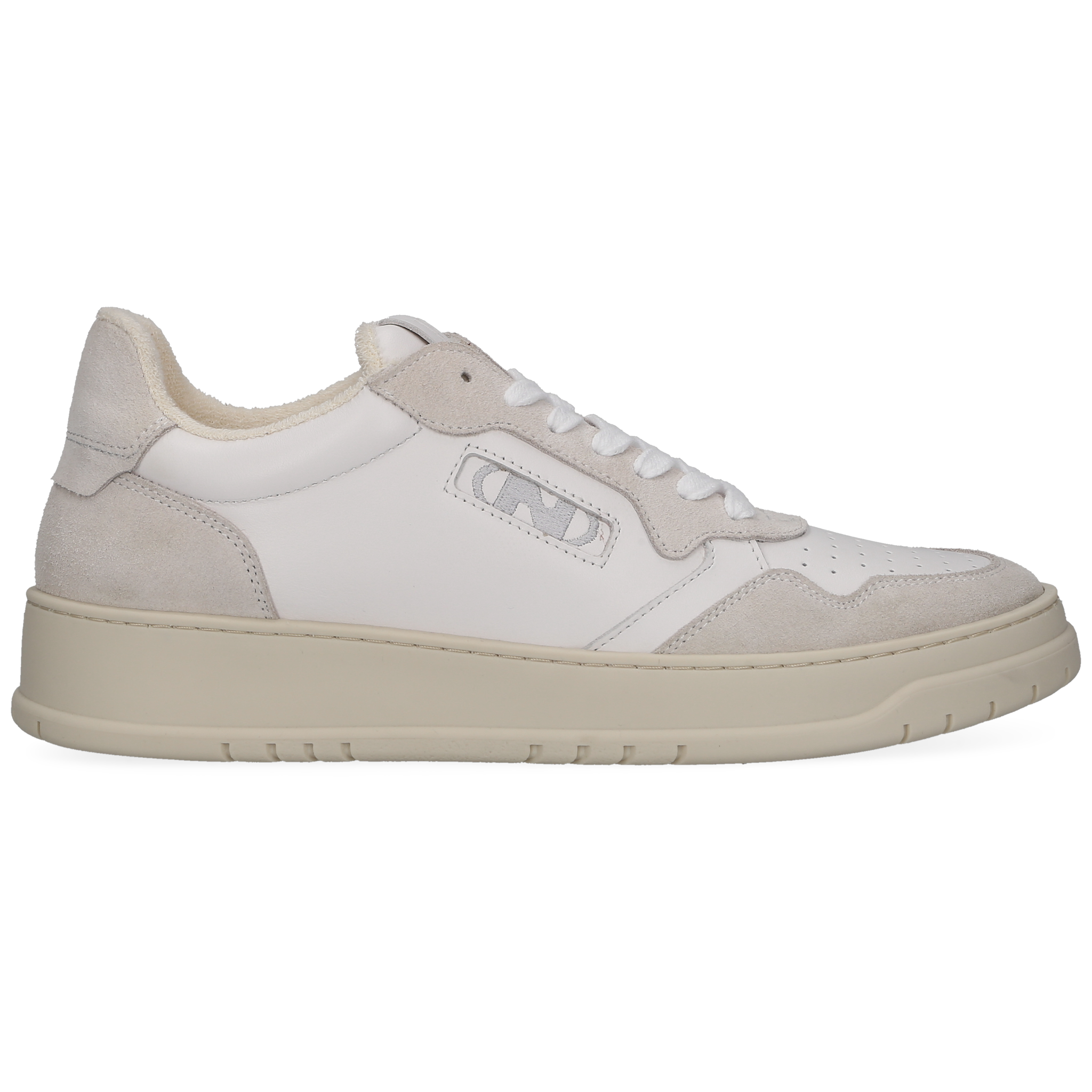 N91 Herren Sneaker Vintage One Plain White/Grey