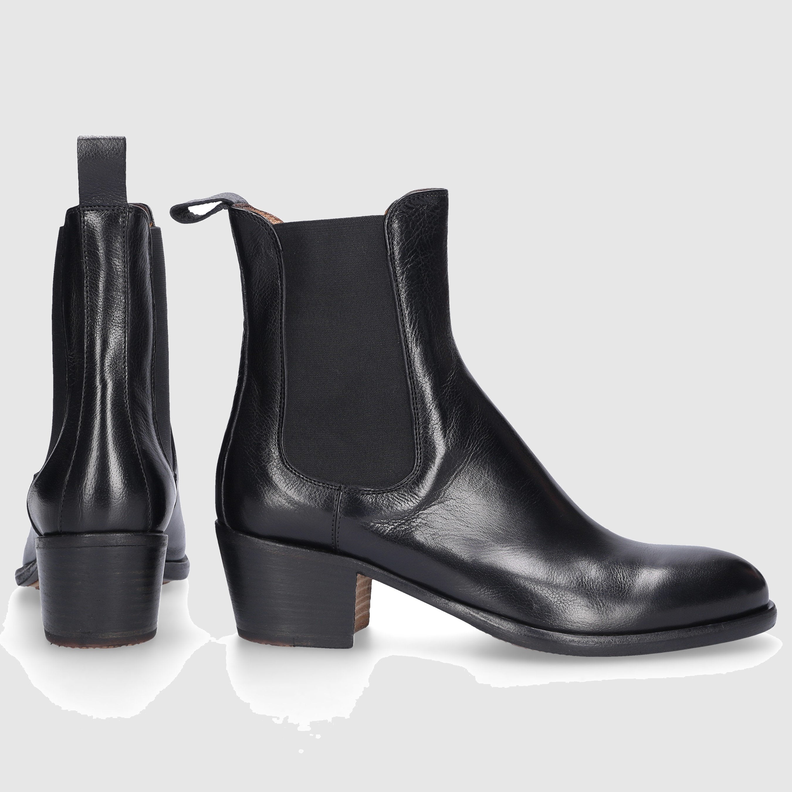 Elia Maurizi Damen Stiefeletten 9108 SCHWARZ