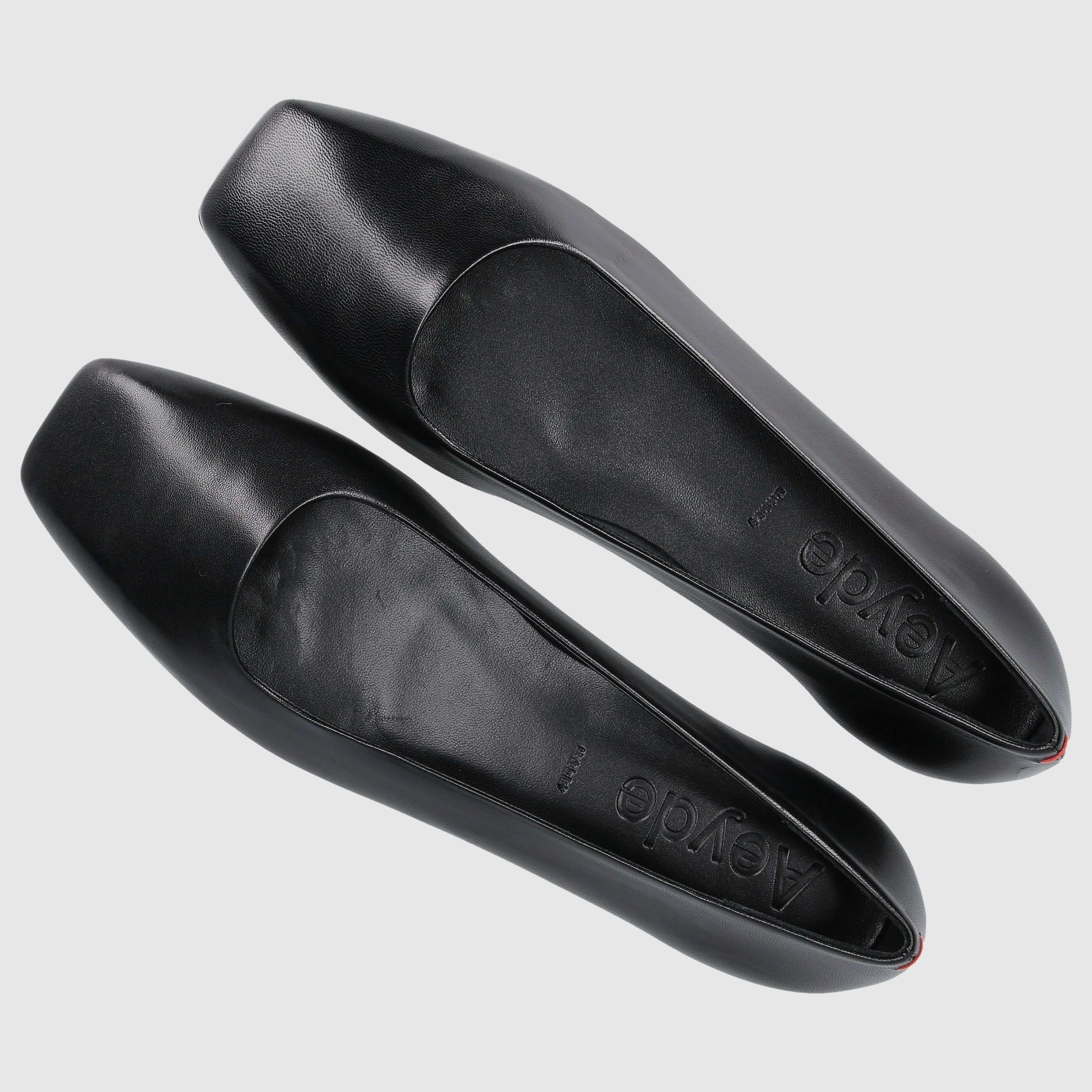 Aeyde Damen Ballerinas IDA800 Schwarz