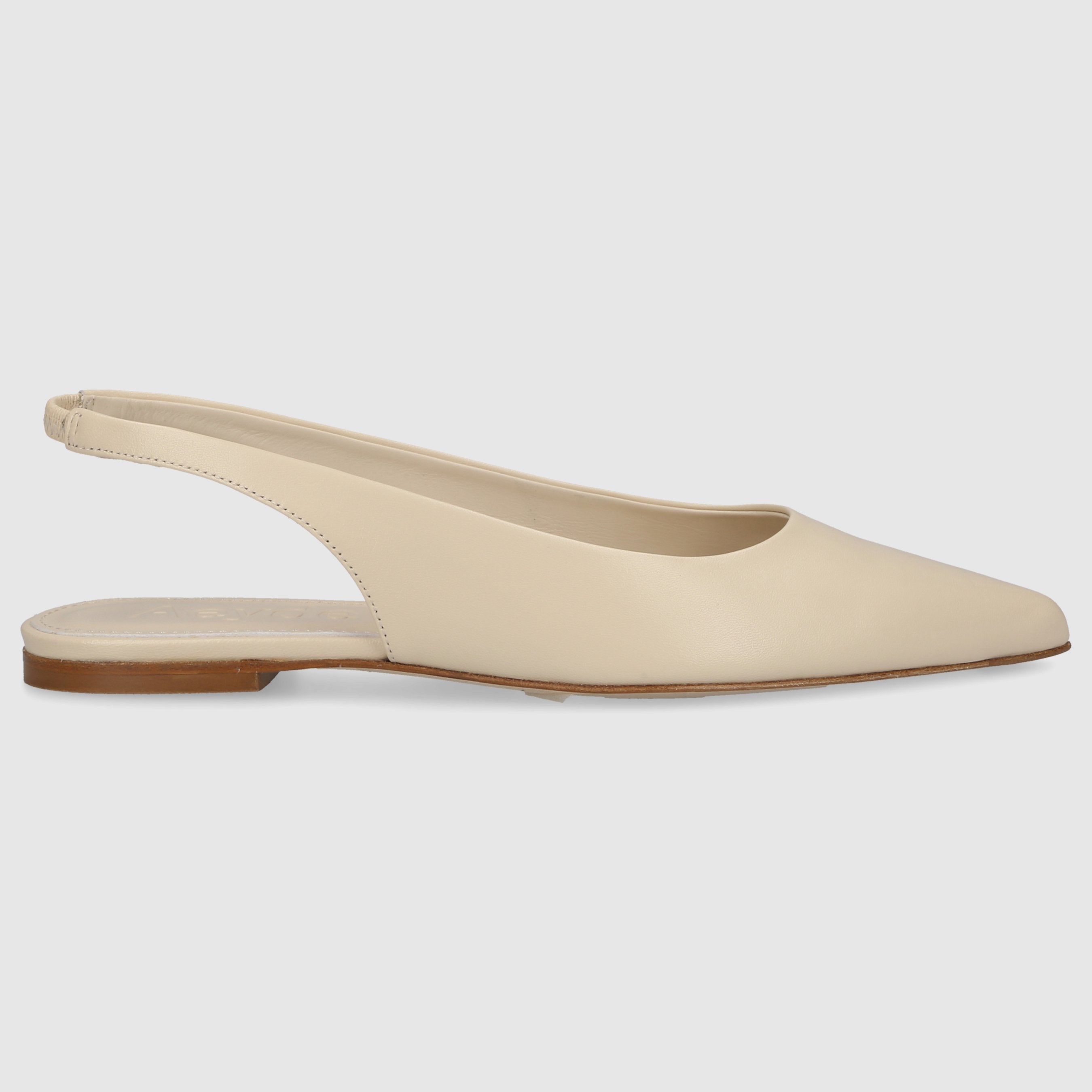 Aeyde Damen Ballerinas RAE100 Weiß