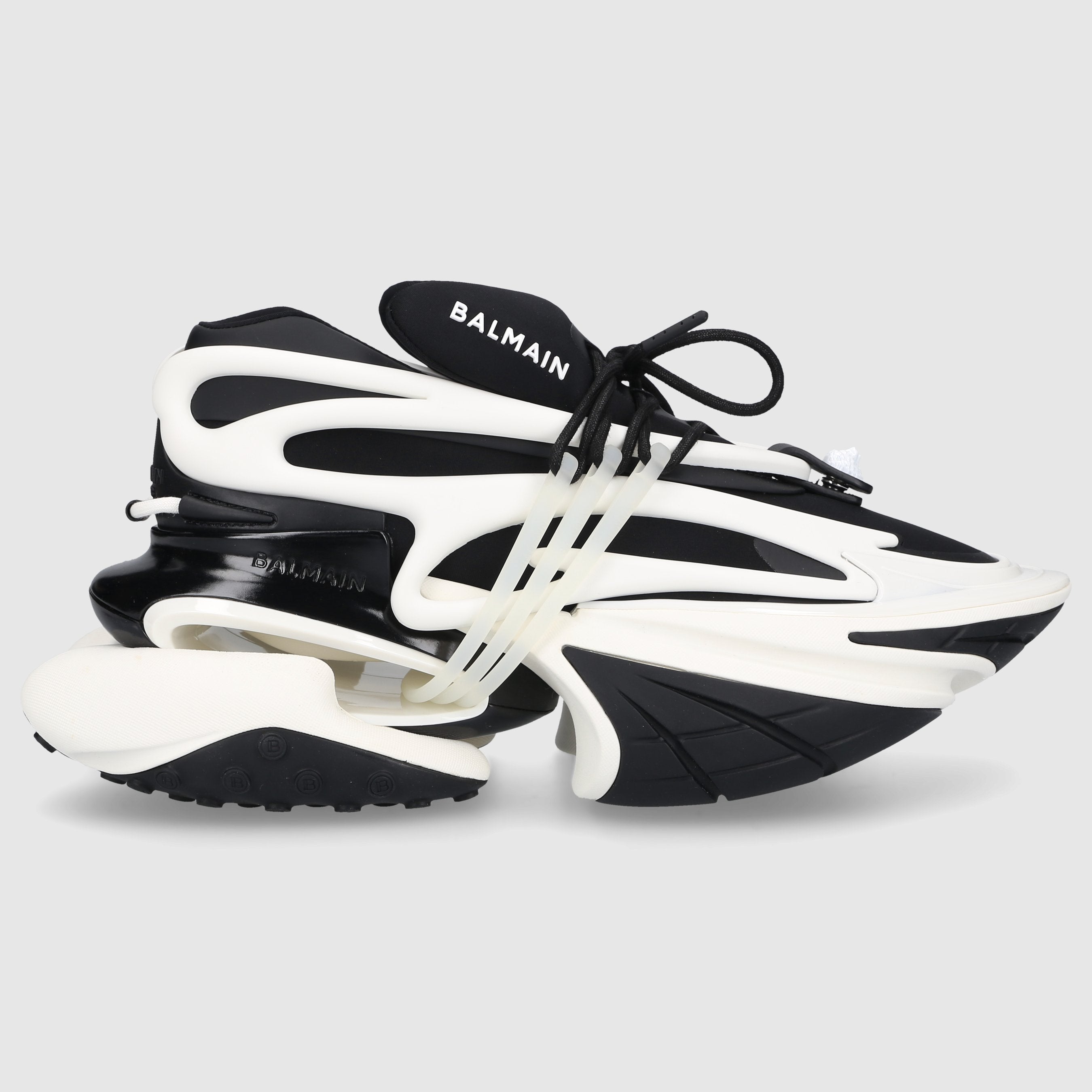 Balmain Herren Sneaker BM1VJ309KNOCEAB Schwarz