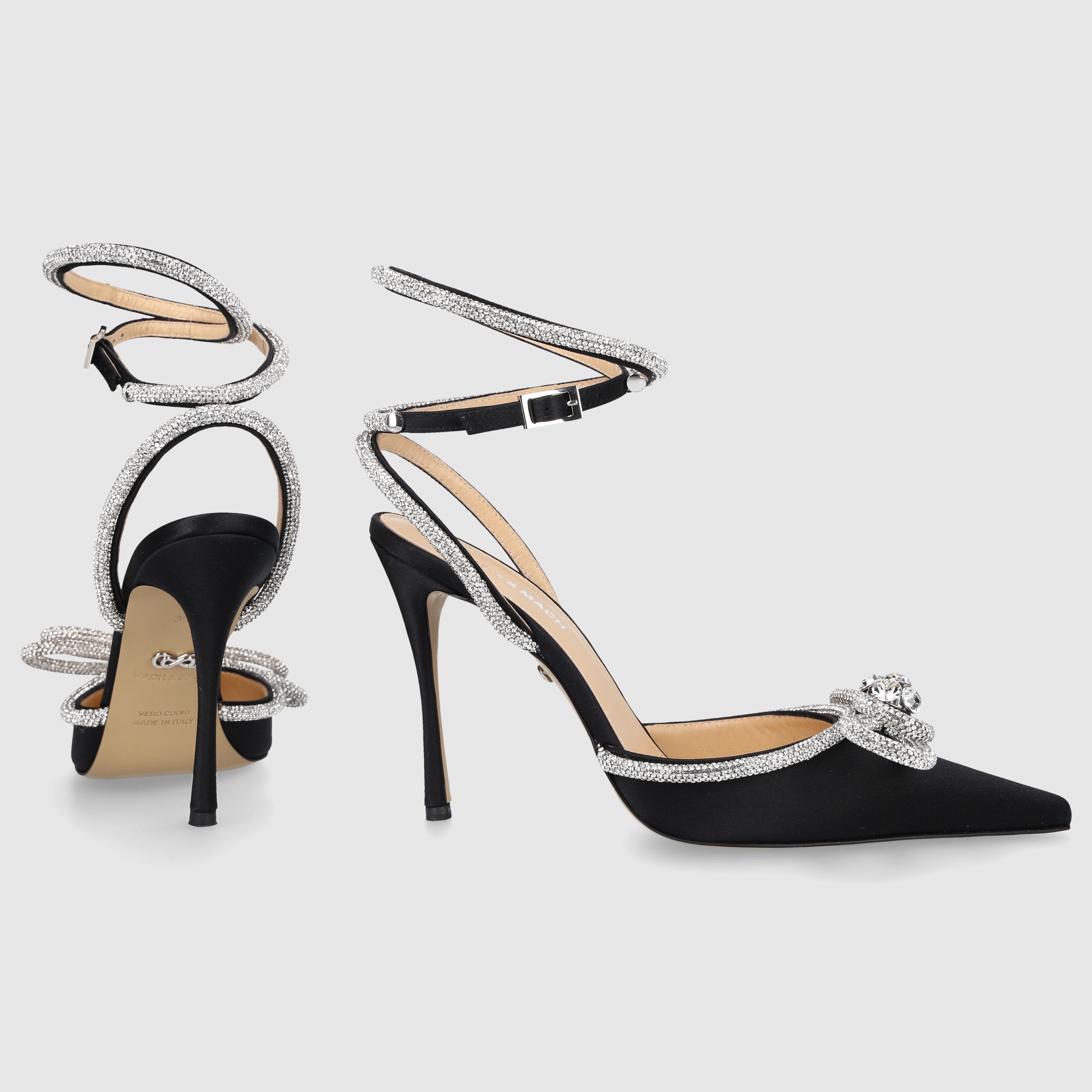 MACH&MACH W SANDALS HEELED FW200235BLACK Black