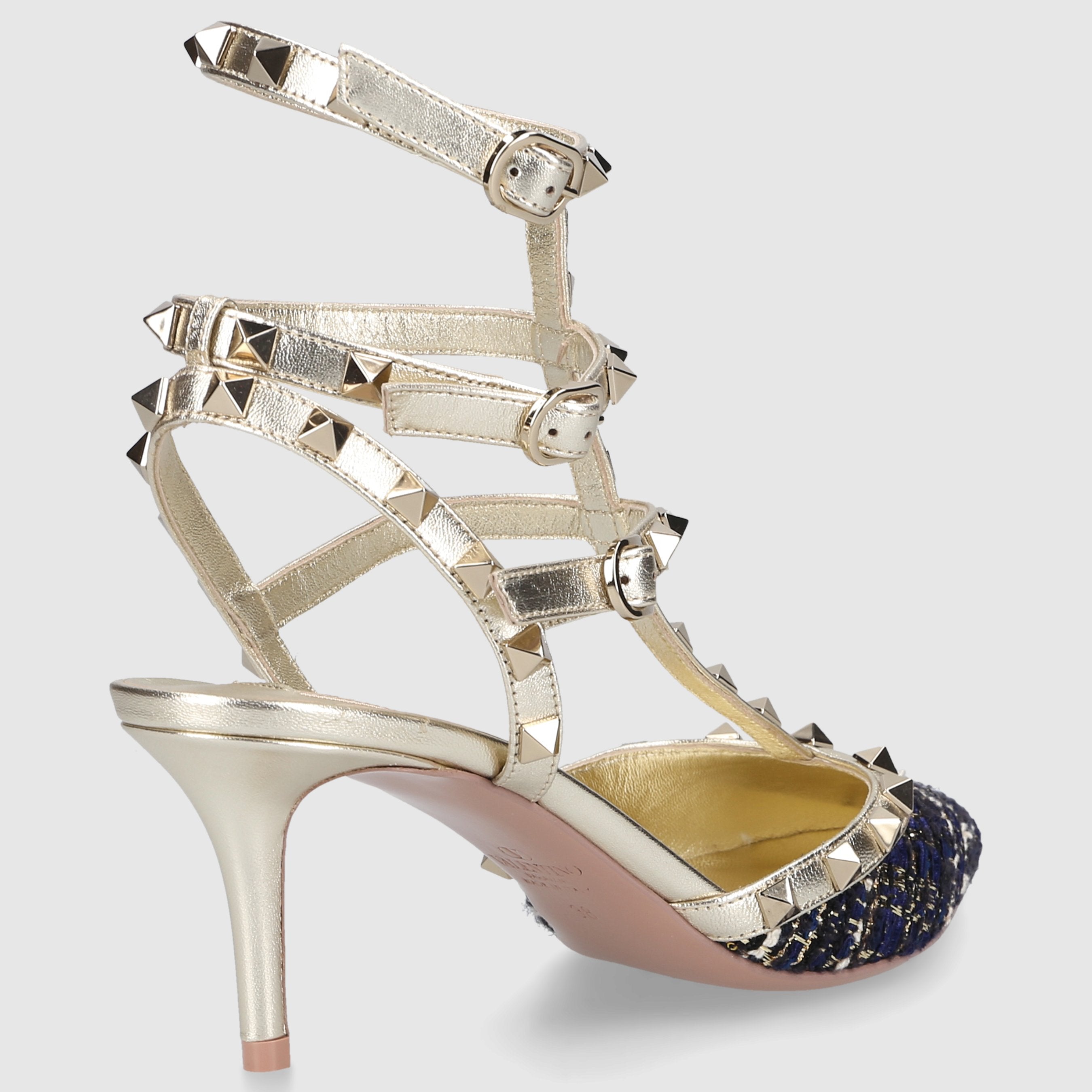 Valentino Garavani Damen Pumps 3W2S0375BPP BLAU-GOLD