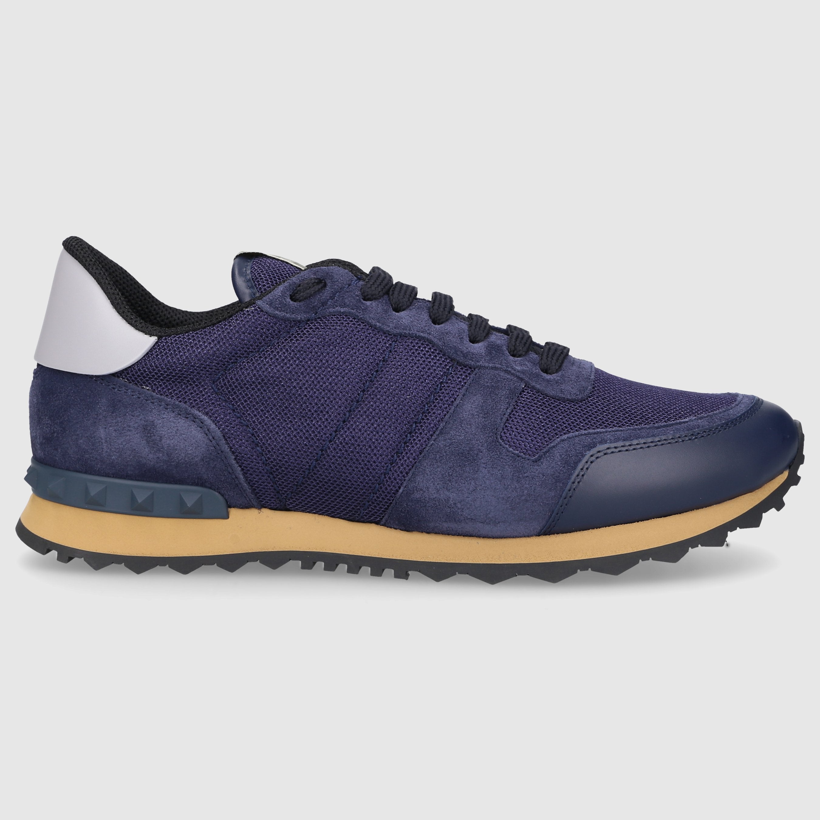 Valentino Garavani Herren Sneaker low ROCKRUNNER Veloursleder Textil