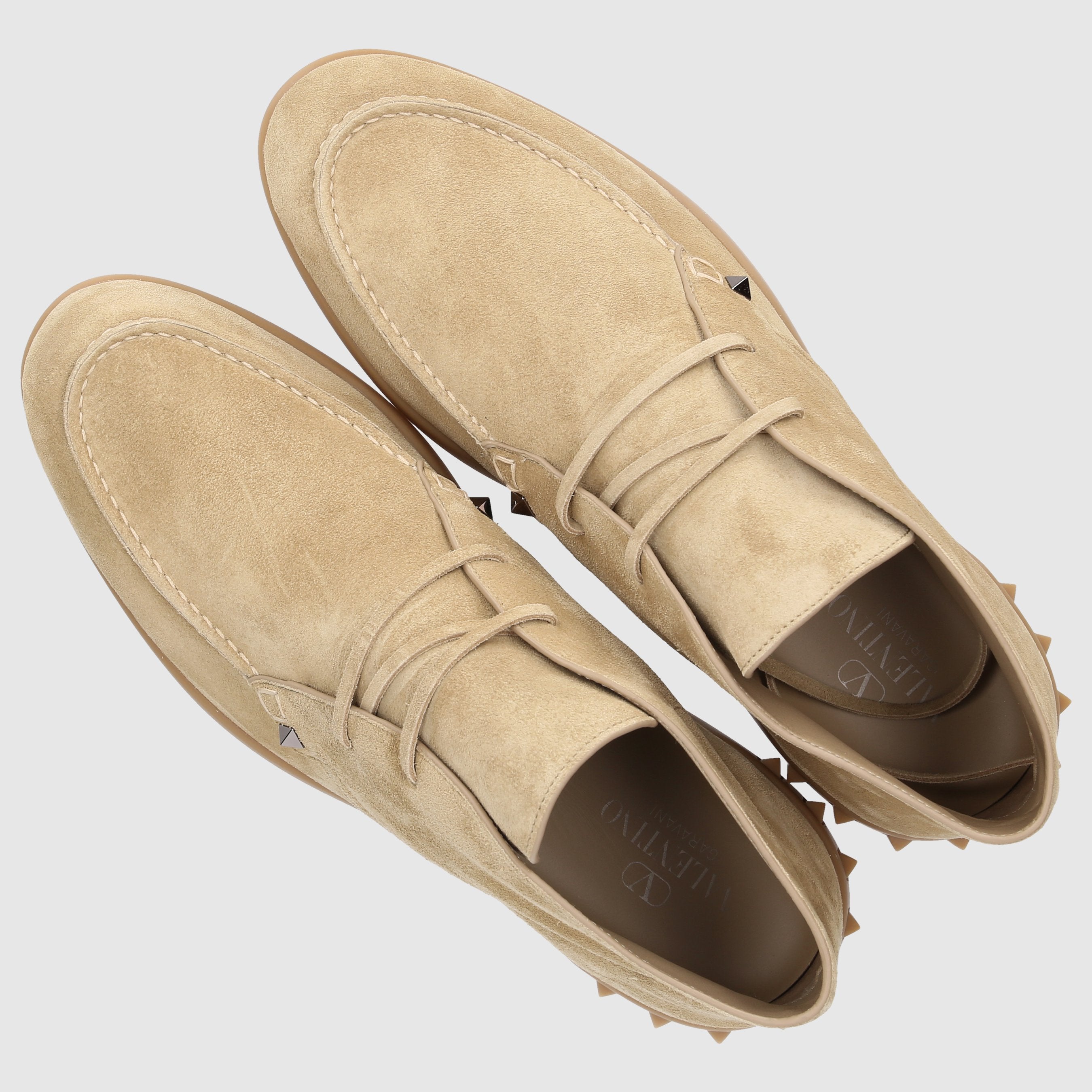 Valentino Garavani Herren Stiefeletten LEISURE FLOWS Veloursleder