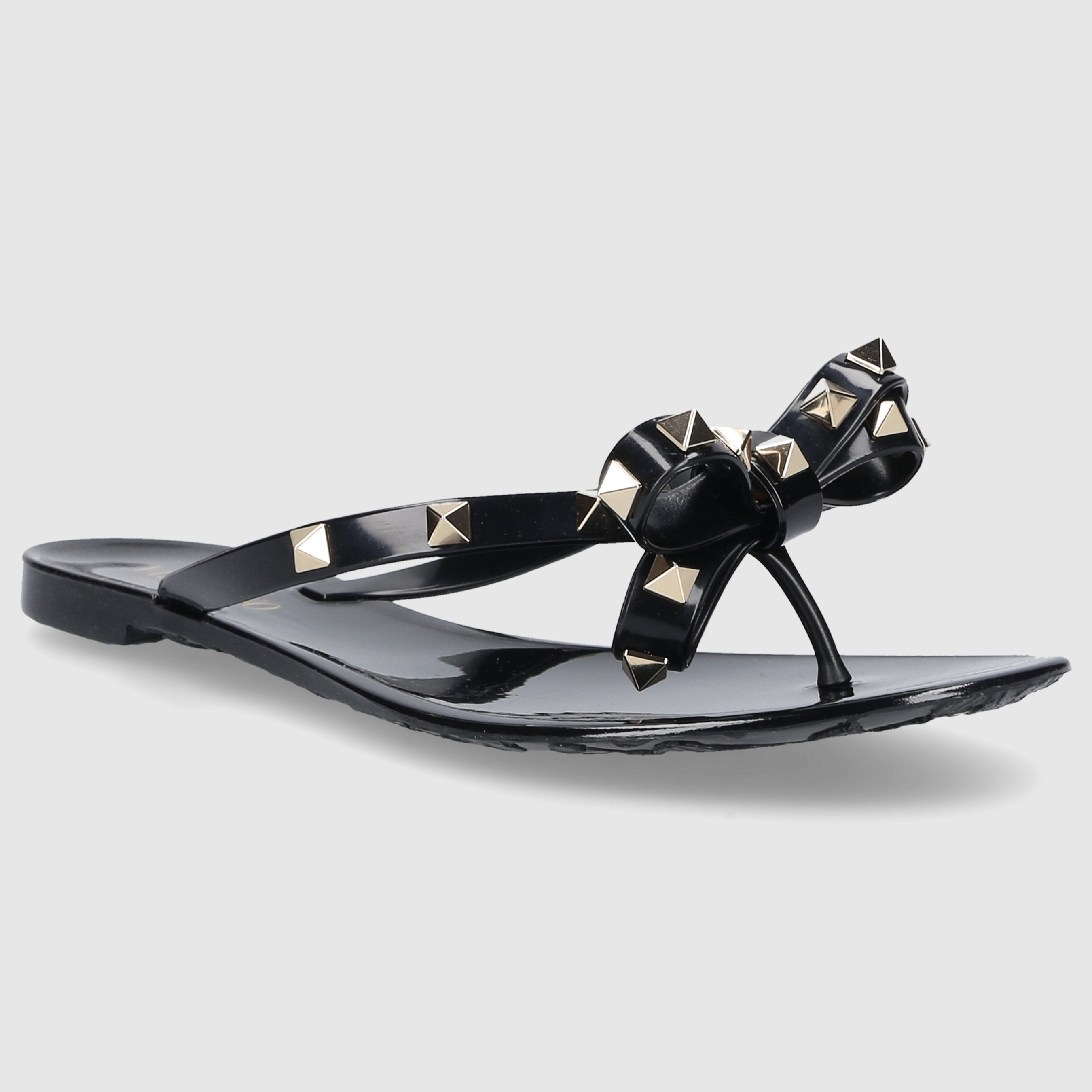 Valentino Garavani Damen Zehentrenner FLIPFLOPS ROCKSTUD PVC