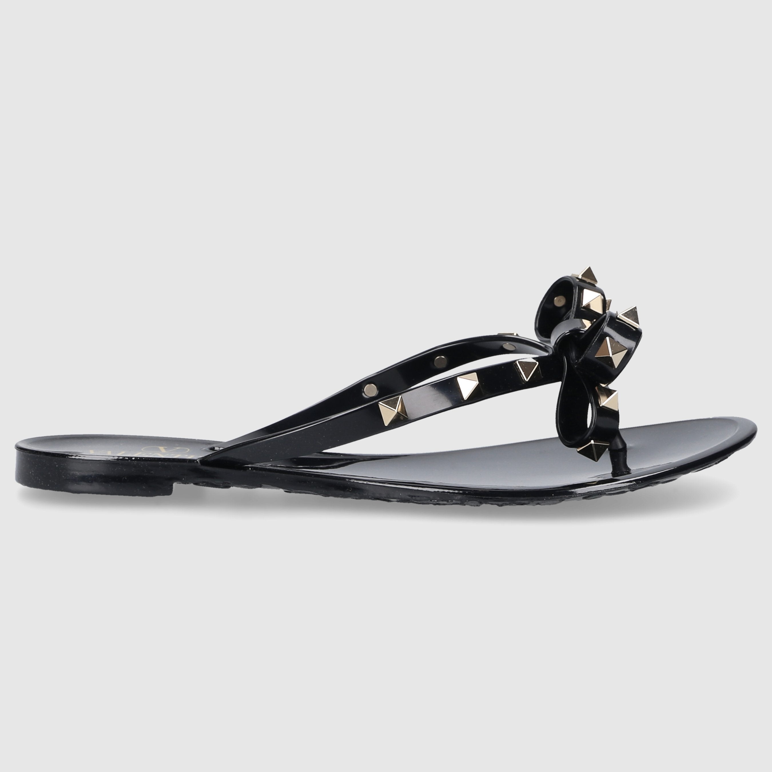 Valentino Garavani Damen Zehentrenner FLIPFLOPS ROCKSTUD PVC