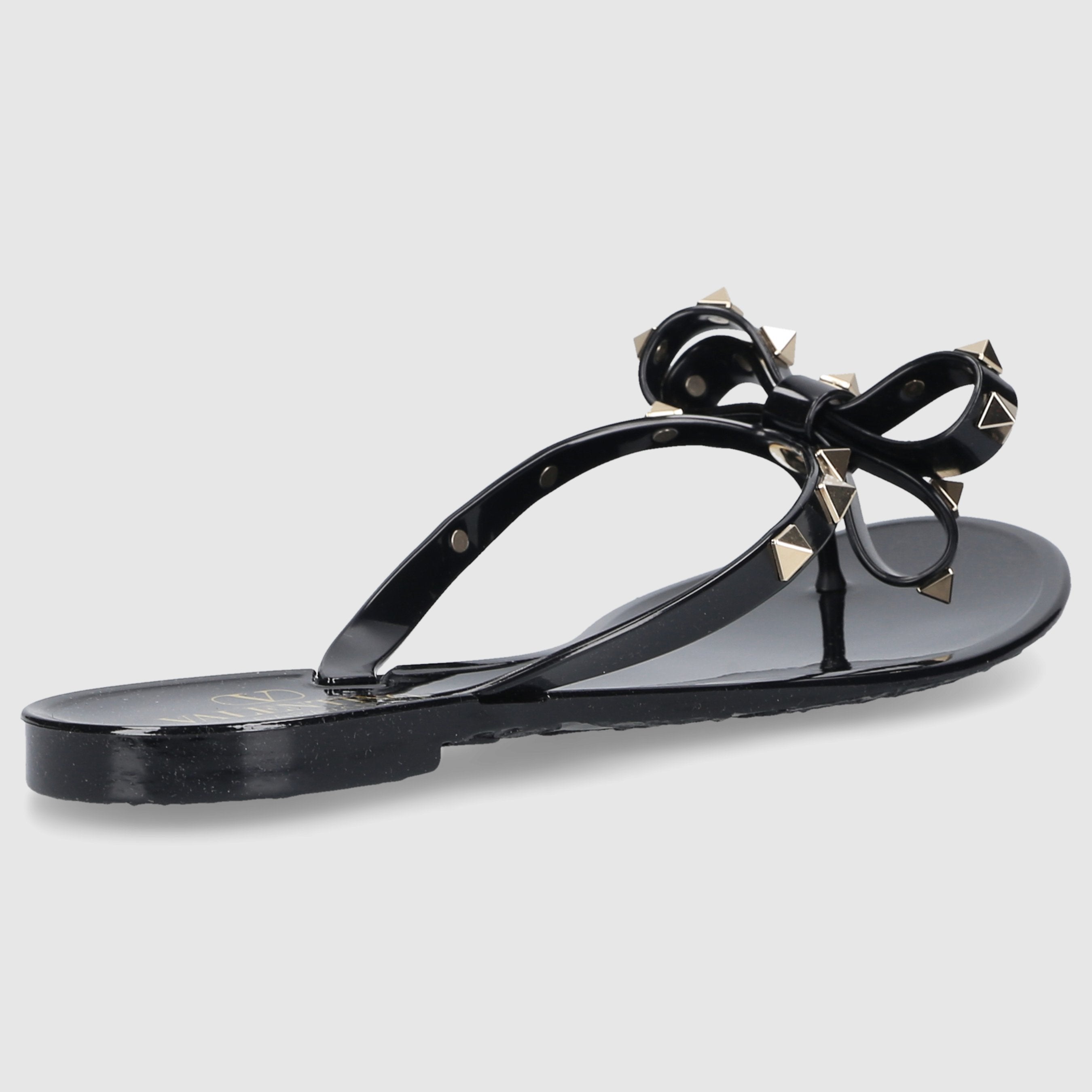 Valentino Garavani Damen Zehentrenner FLIPFLOPS ROCKSTUD PVC