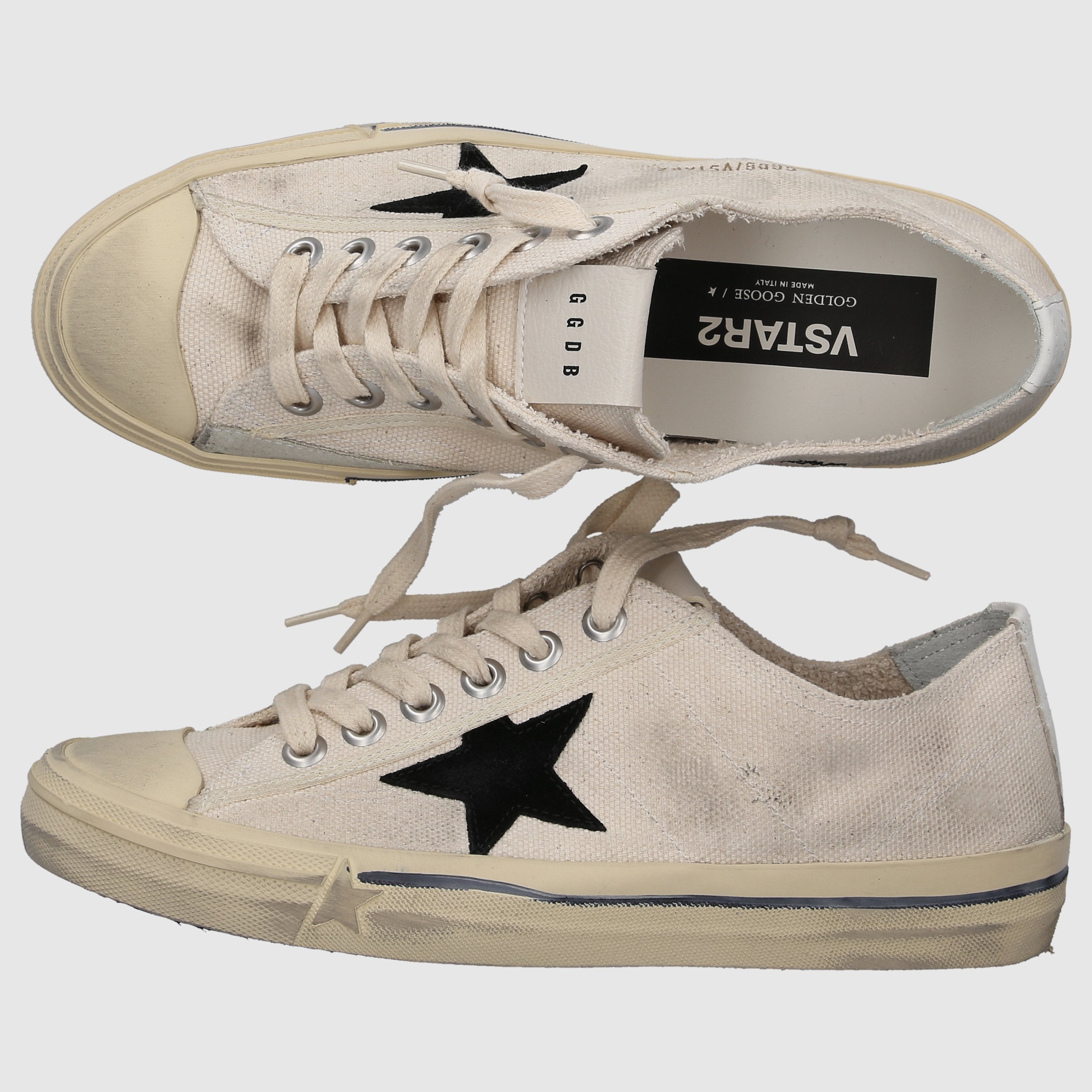 Golden Goose Damen Damenschuhe V-START 2 Canvas