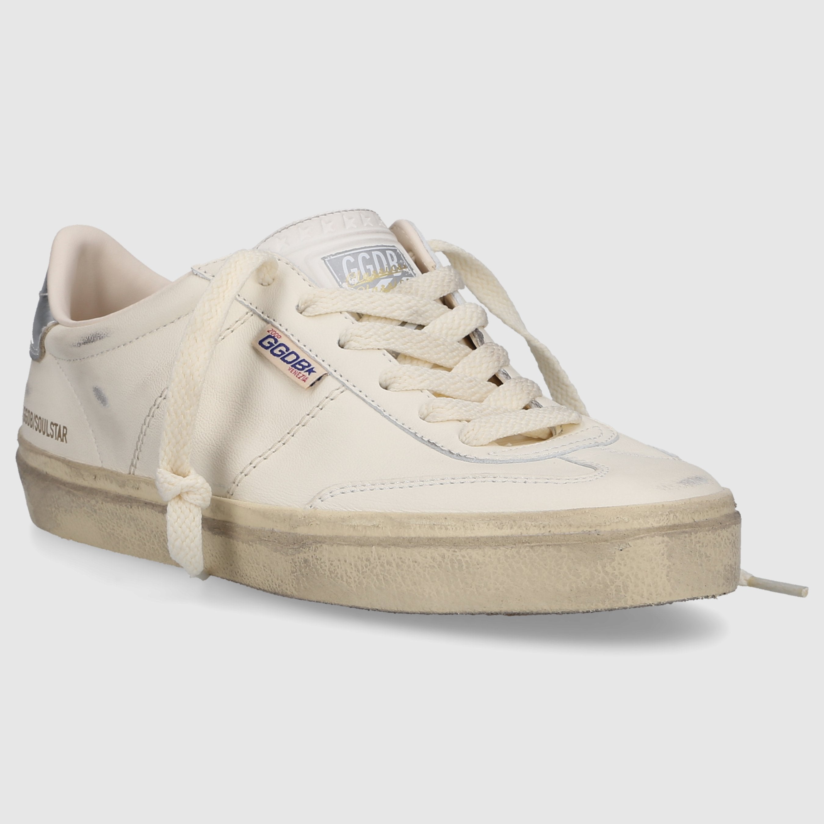 Golden Goose Damen Sneaker GWF00464 ECRU-SILBER