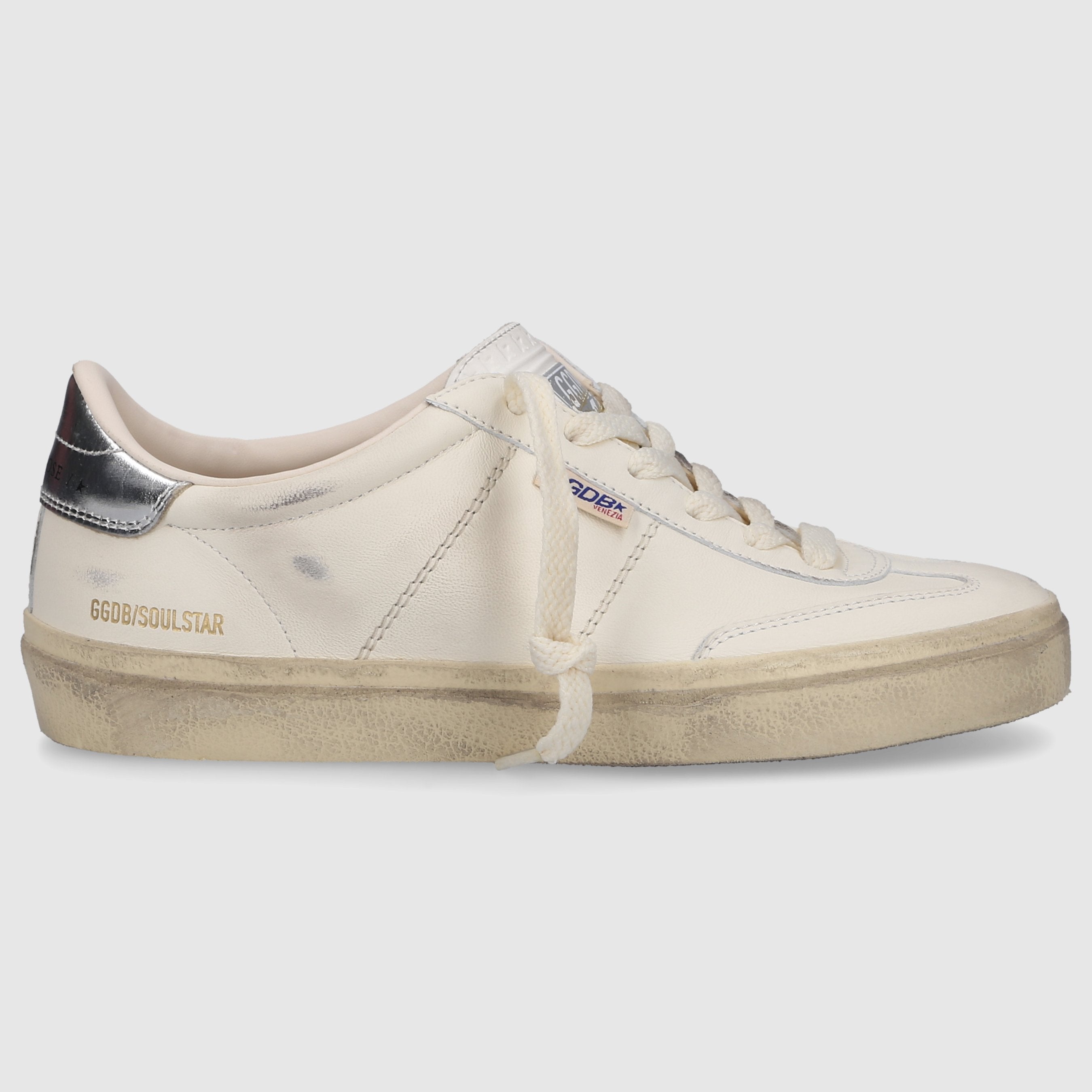 Golden Goose Damen Sneaker GWF00464 ECRU-SILBER