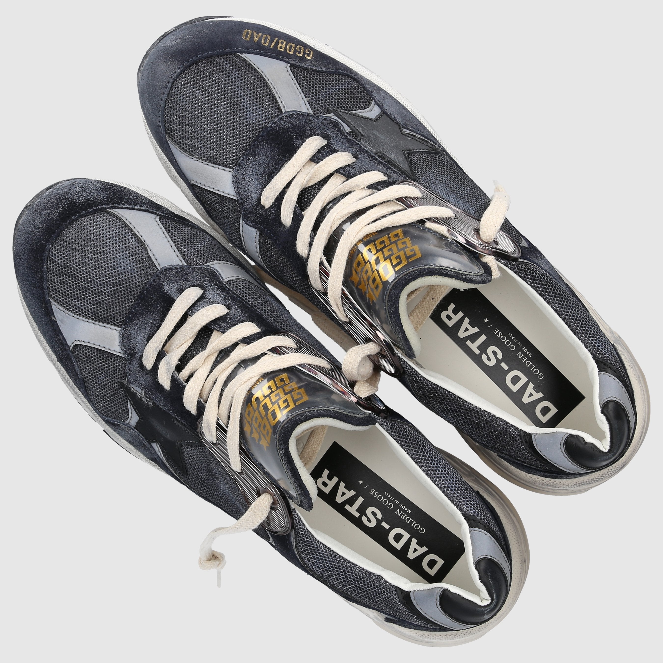 Golden Goose Herren Sneaker low RUNNING DAD Veloursleder Textil