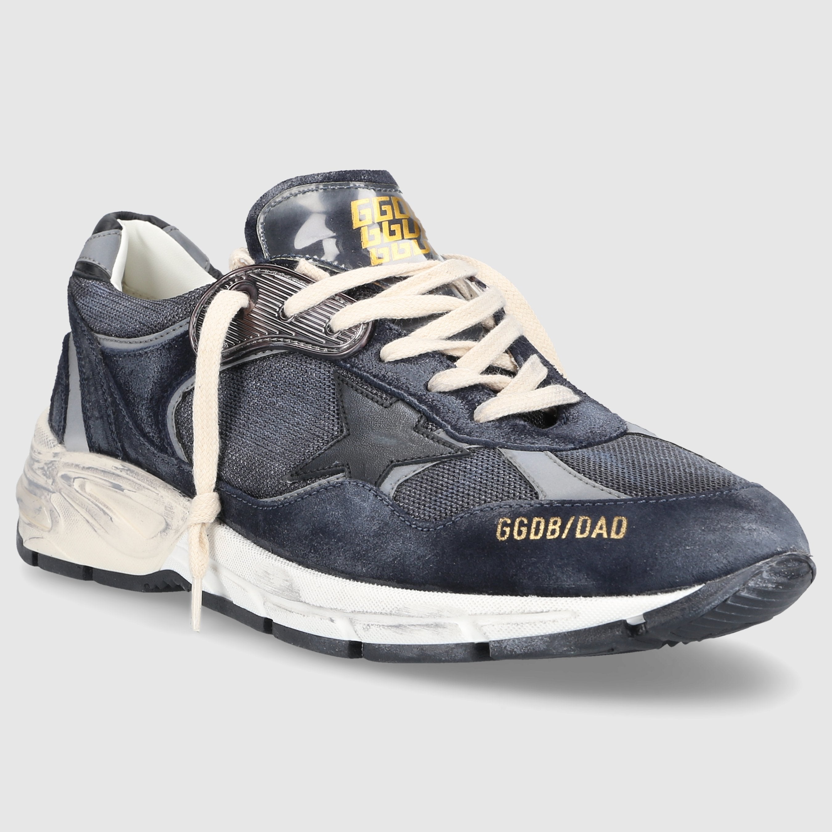 Golden Goose Herren Sneaker low RUNNING DAD Veloursleder Textil