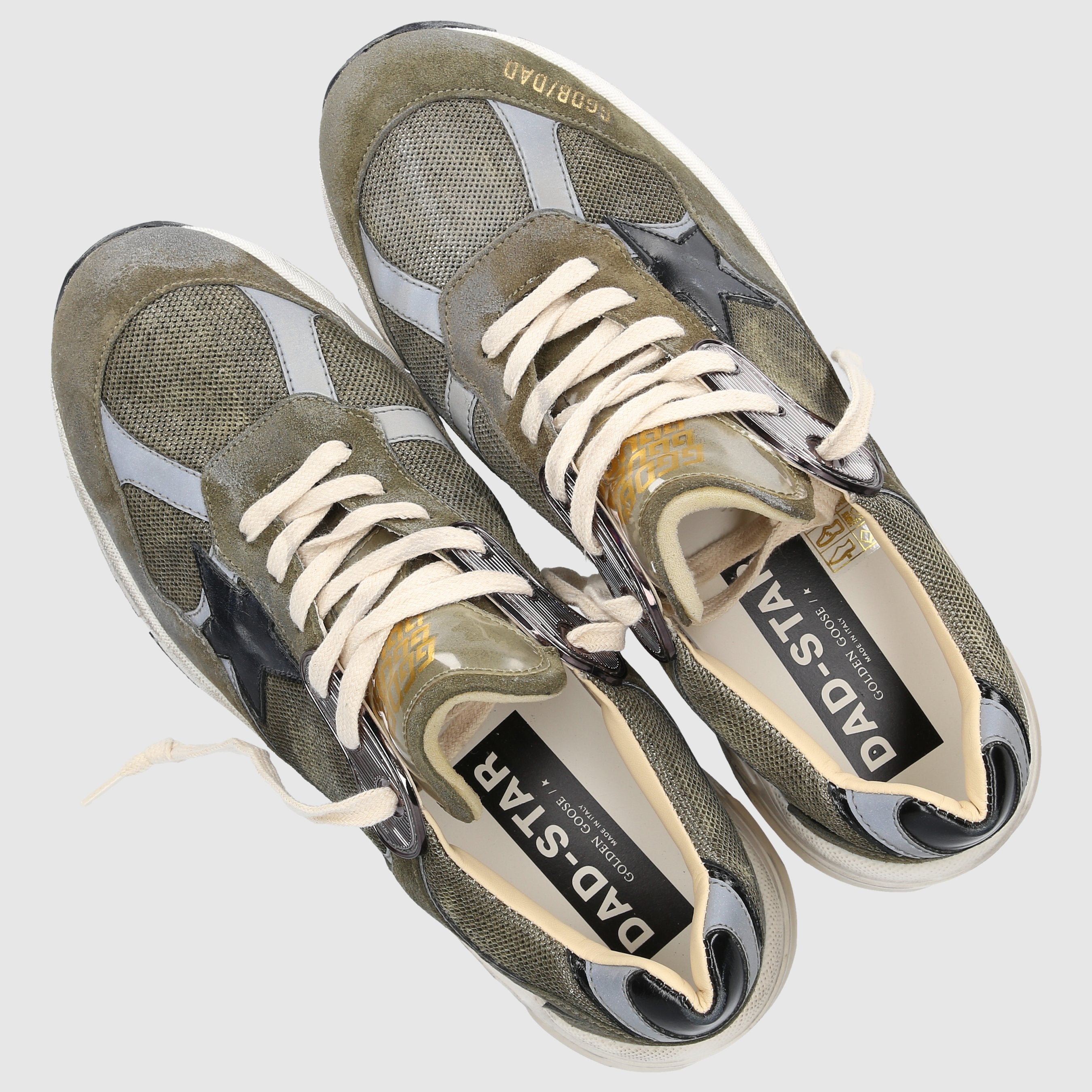 Golden Goose Herren Sneaker low RUNNING DAD Veloursleder Textil