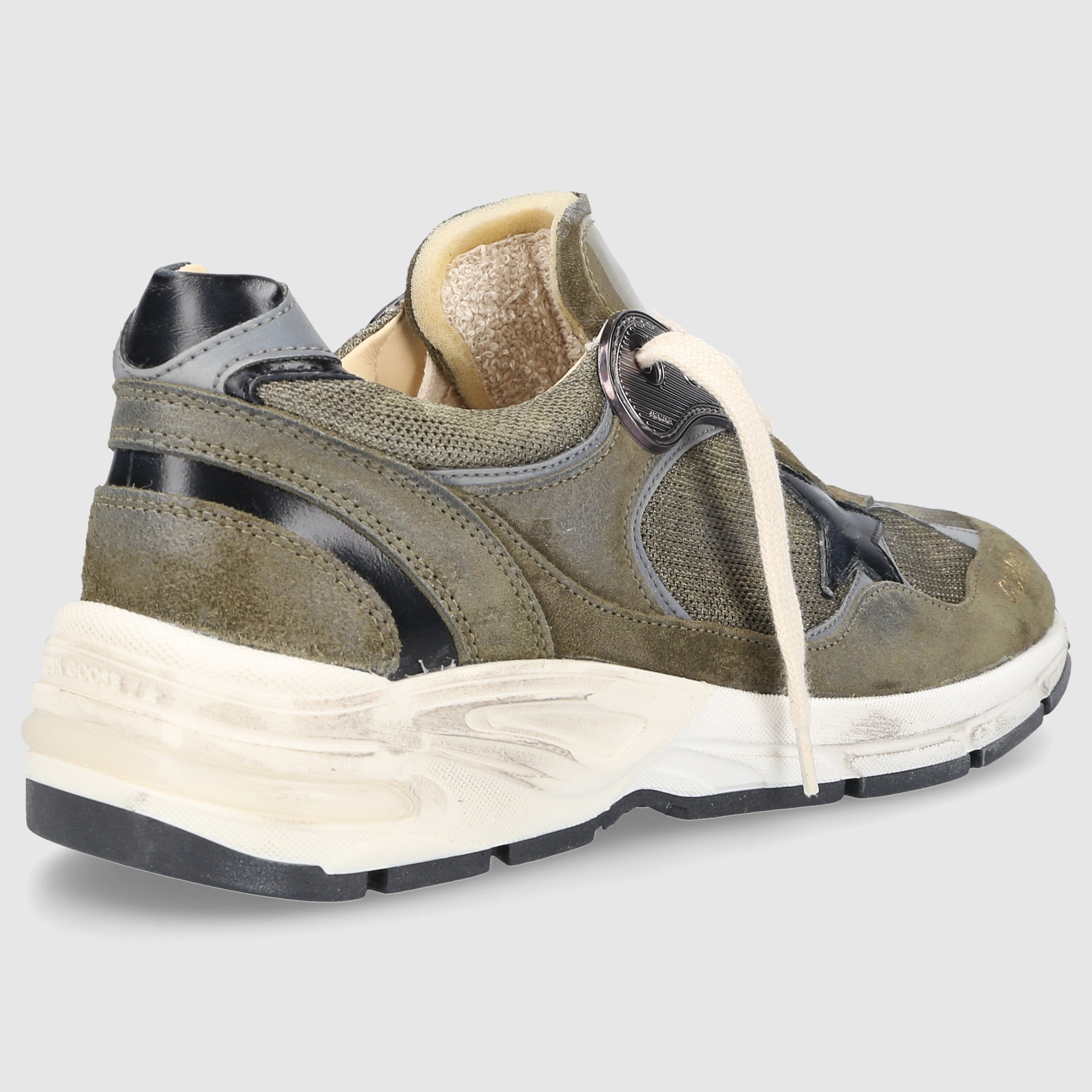 Golden Goose Herren Sneaker low RUNNING DAD Veloursleder Textil