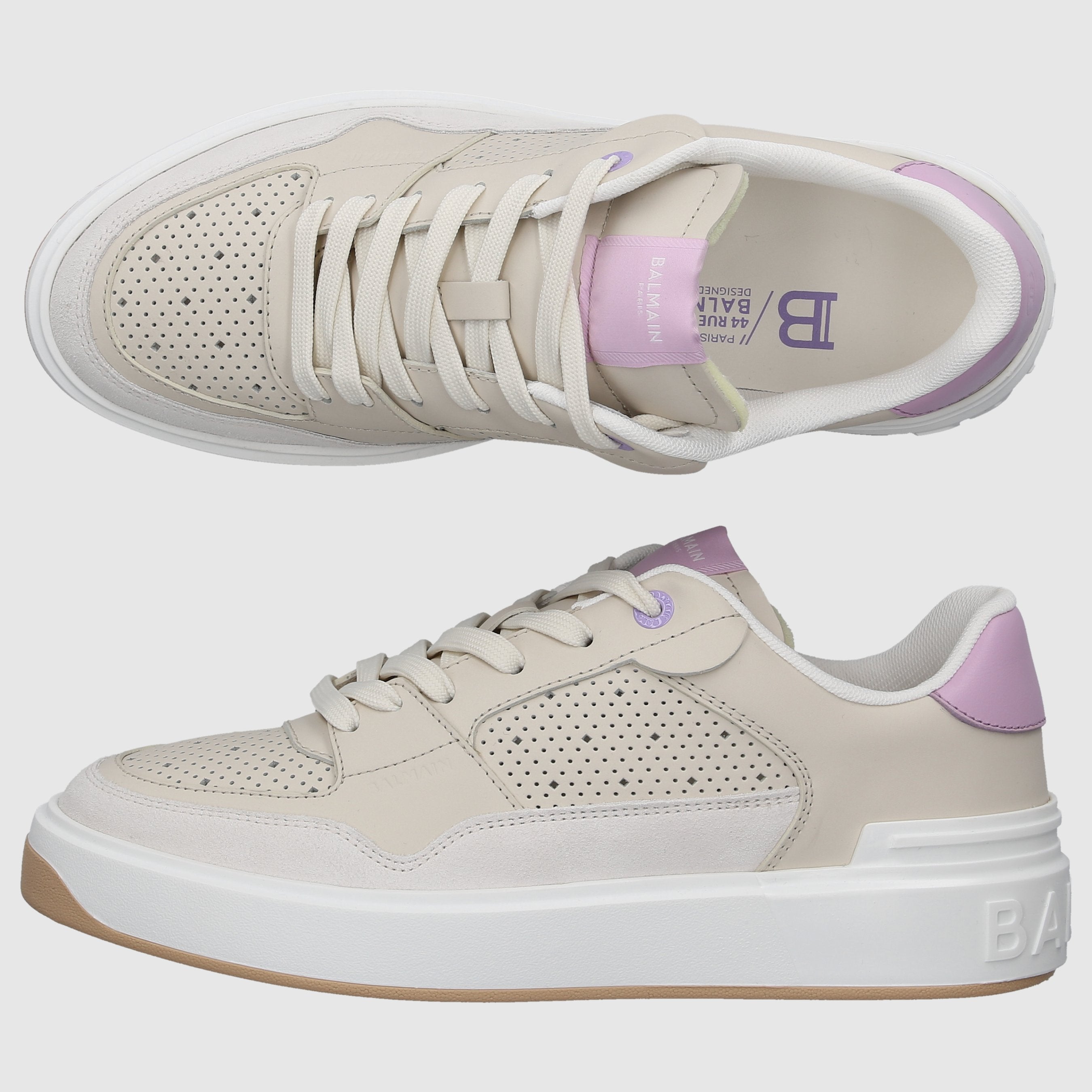 Balmain W SNEAKER CN1VI727LNGV0DA Beige