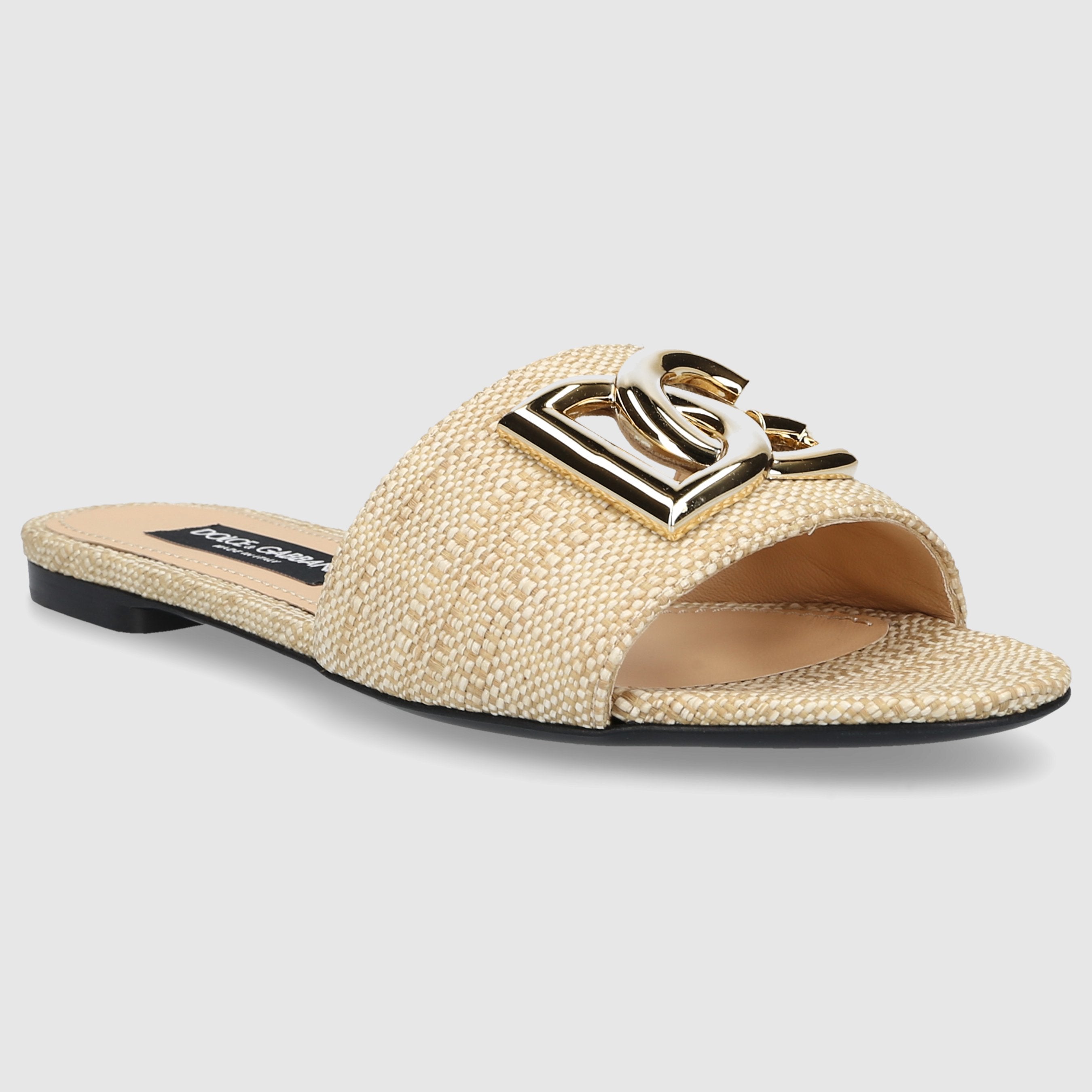 Dolce & Gabbana W SANDALS FLAT CQ0592 Beige