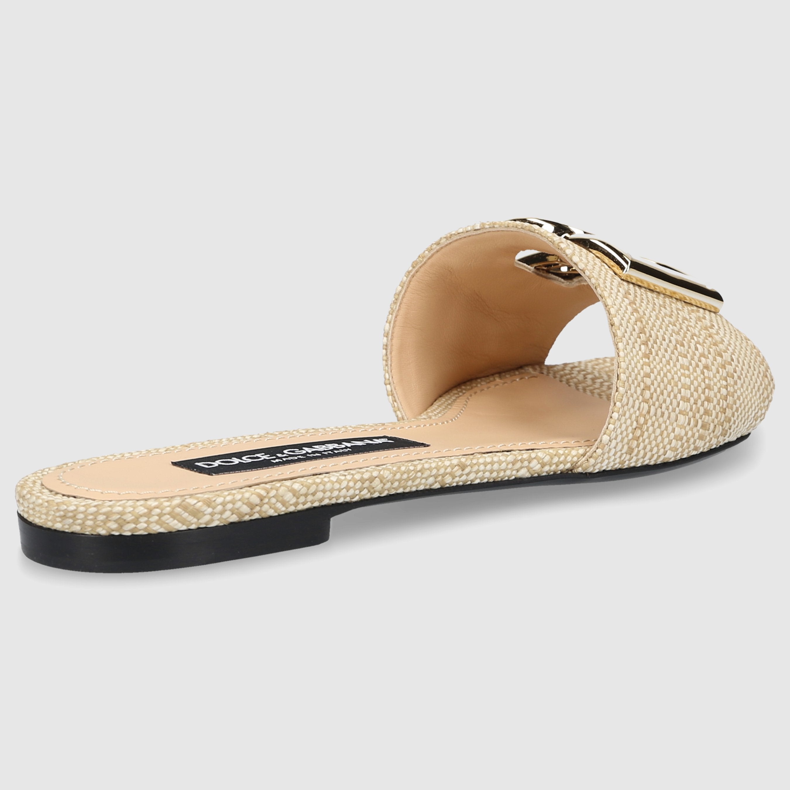 Dolce & Gabbana W SANDALS FLAT CQ0592 Beige