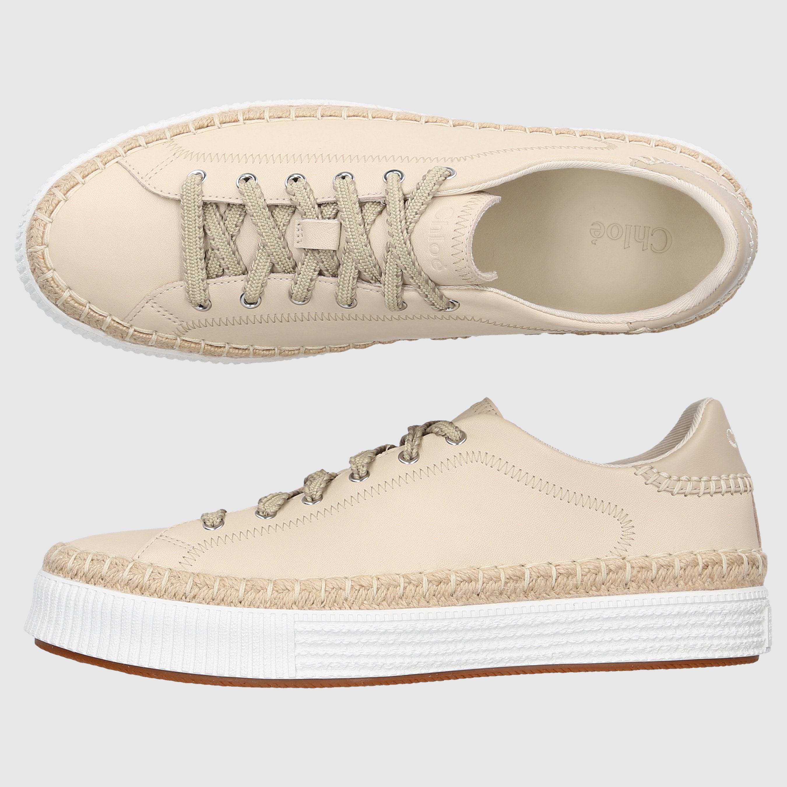Chloé W SNEAKER CHC24S994HG105 Beige
